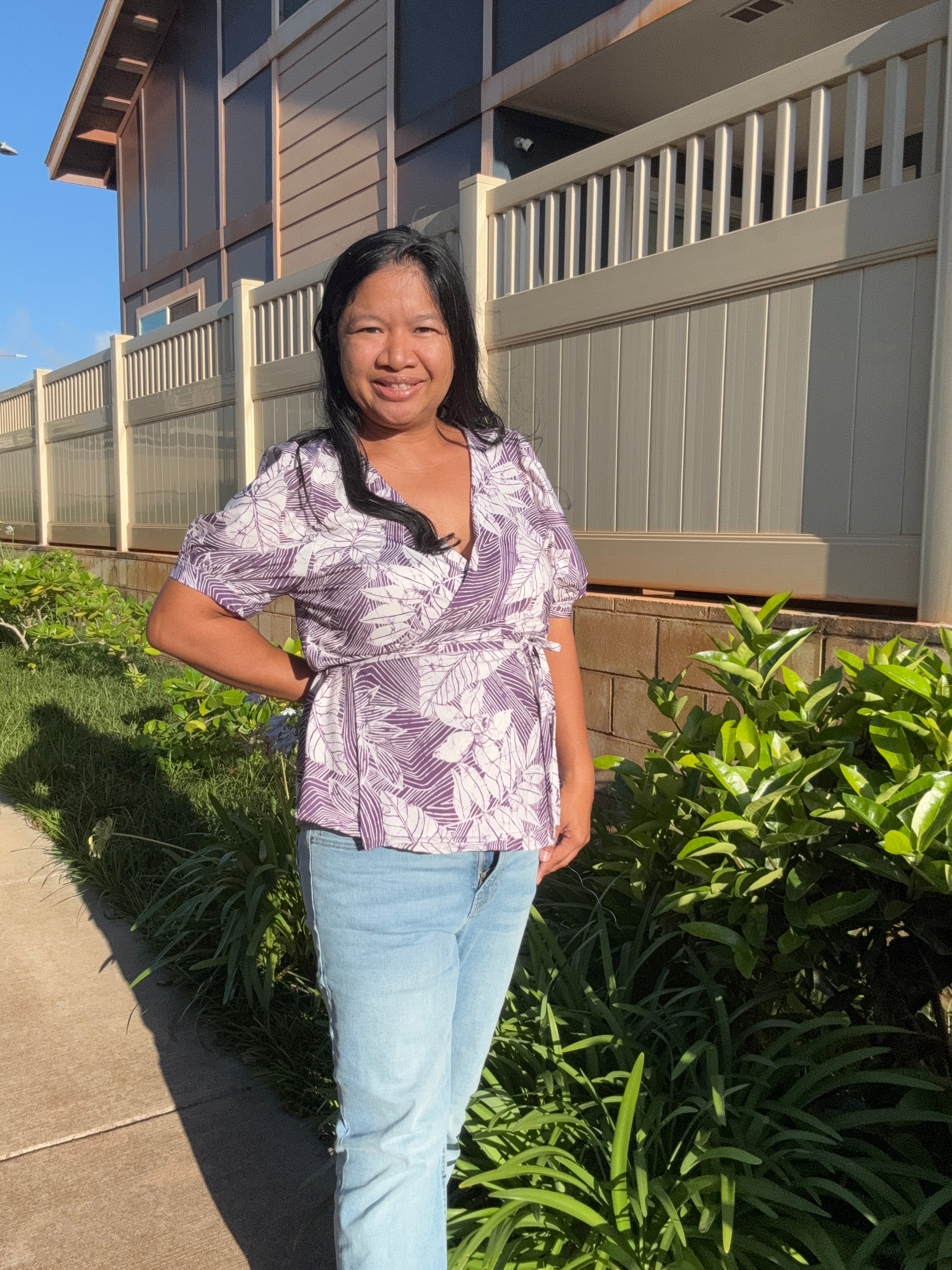 Leonie Woven Wrap Top and Dress Pattern