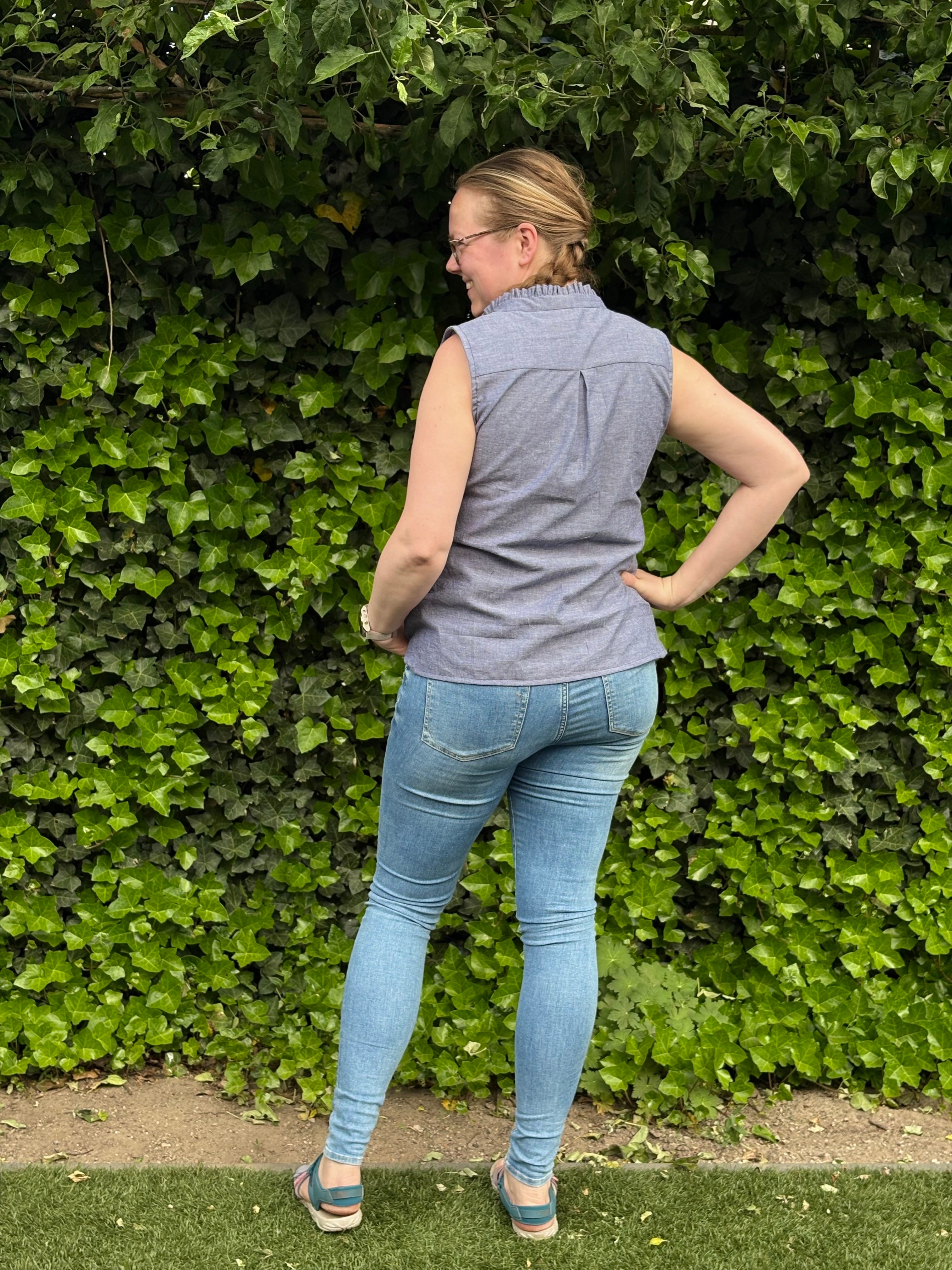 Beverly Button Down Blouse Sewing Pattern