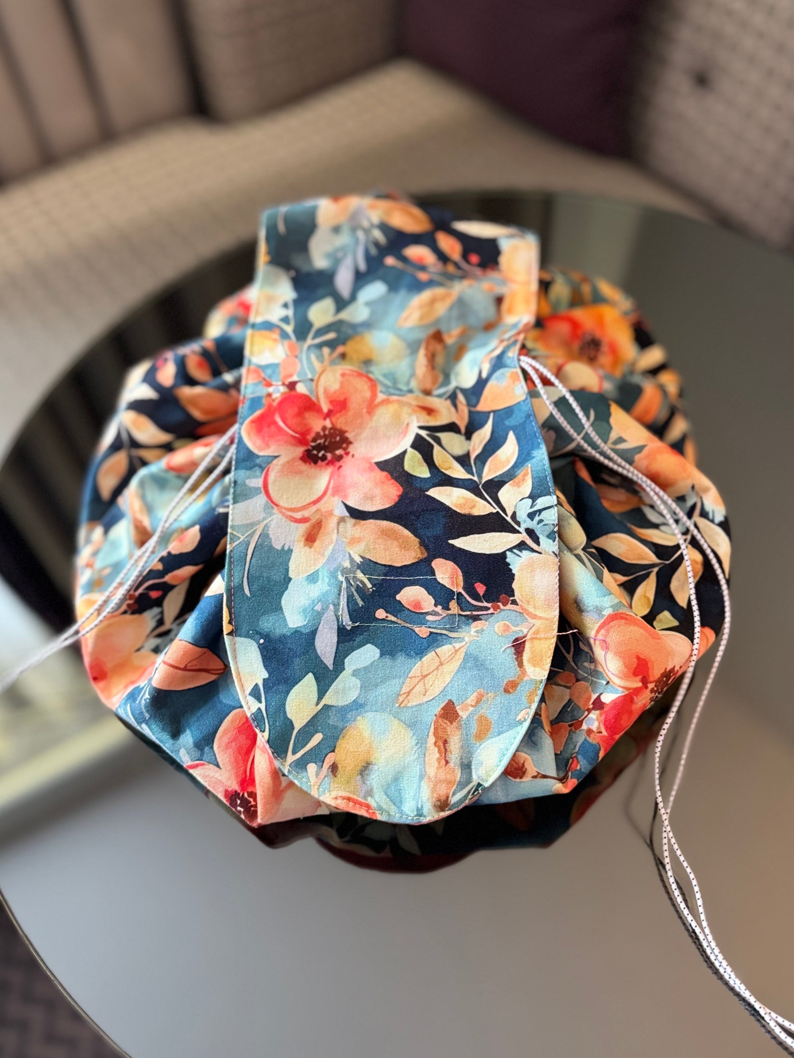 Moon Drawstring Bag Pattern