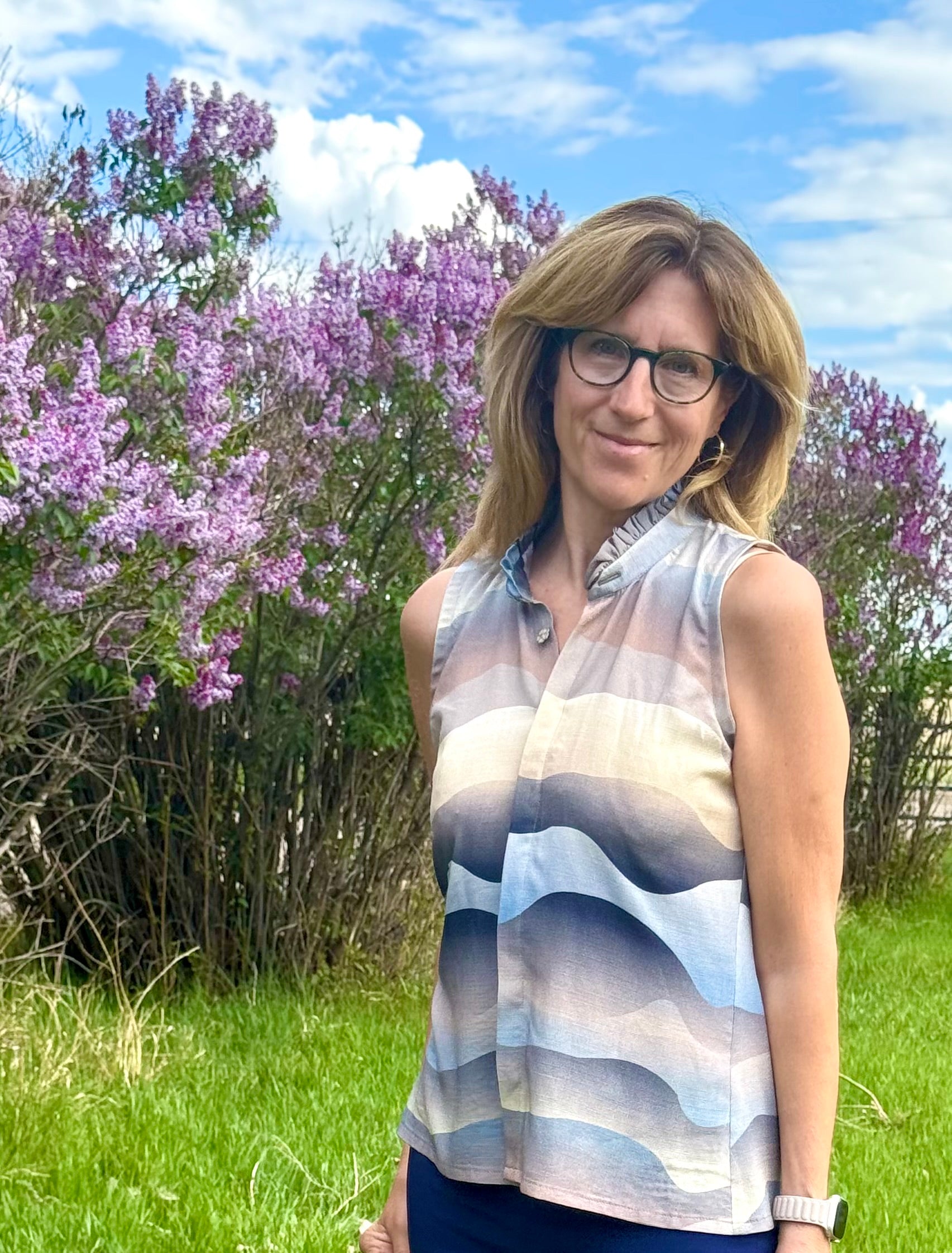 Beverly Button Down Blouse Sewing Pattern