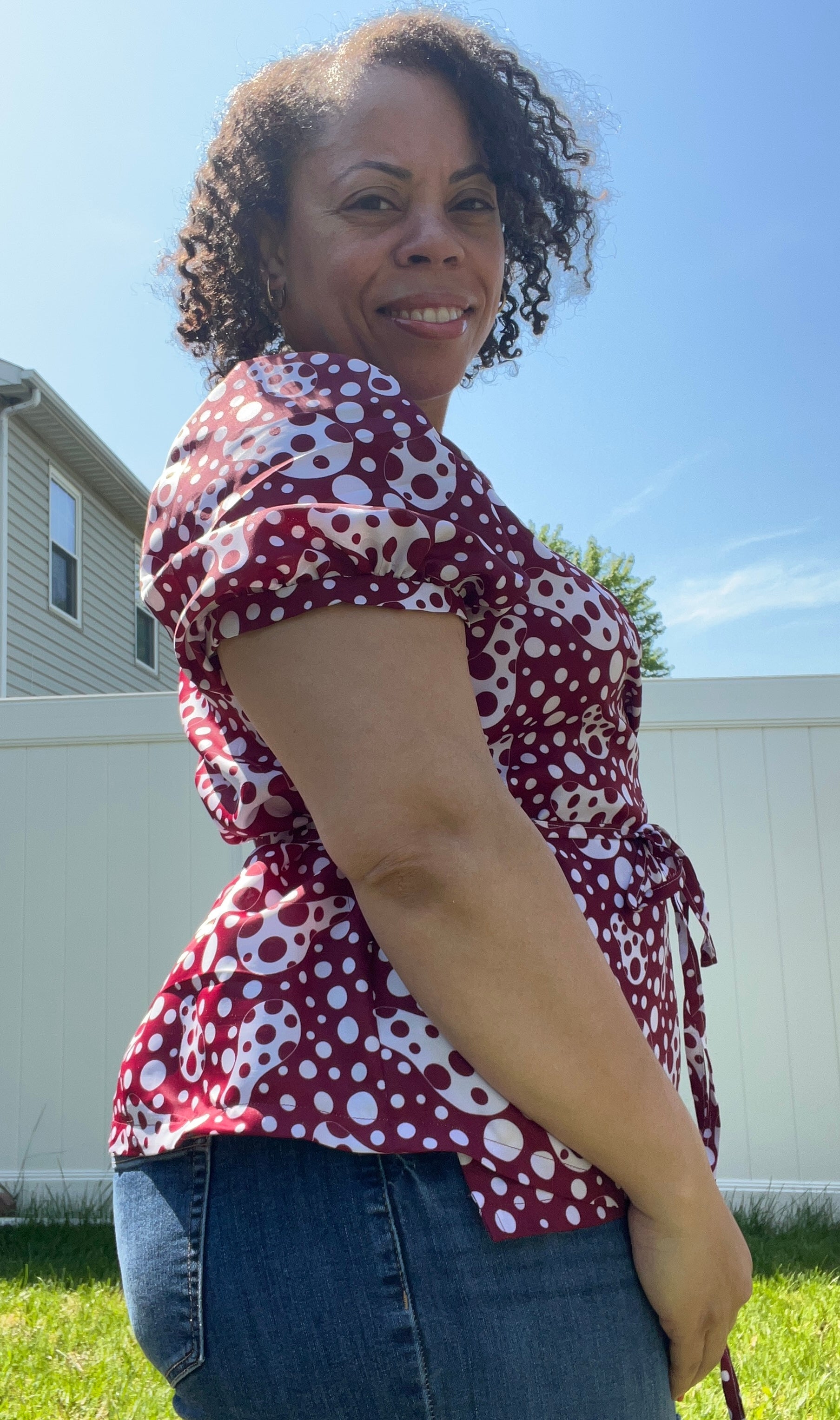 Leonie Woven Wrap Top and Dress Sewing Pattern