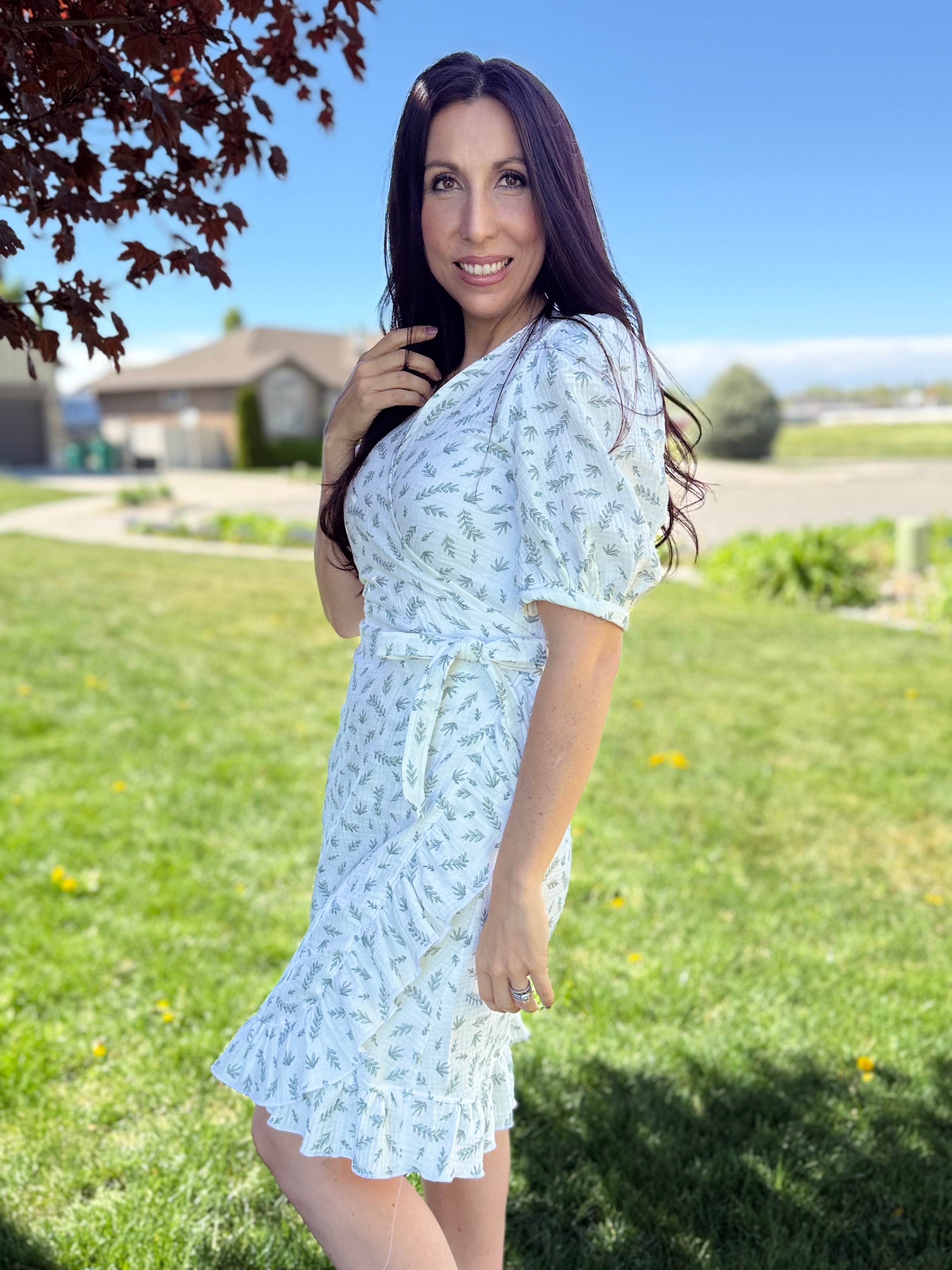 Leonie Woven Wrap Top and Dress Pattern