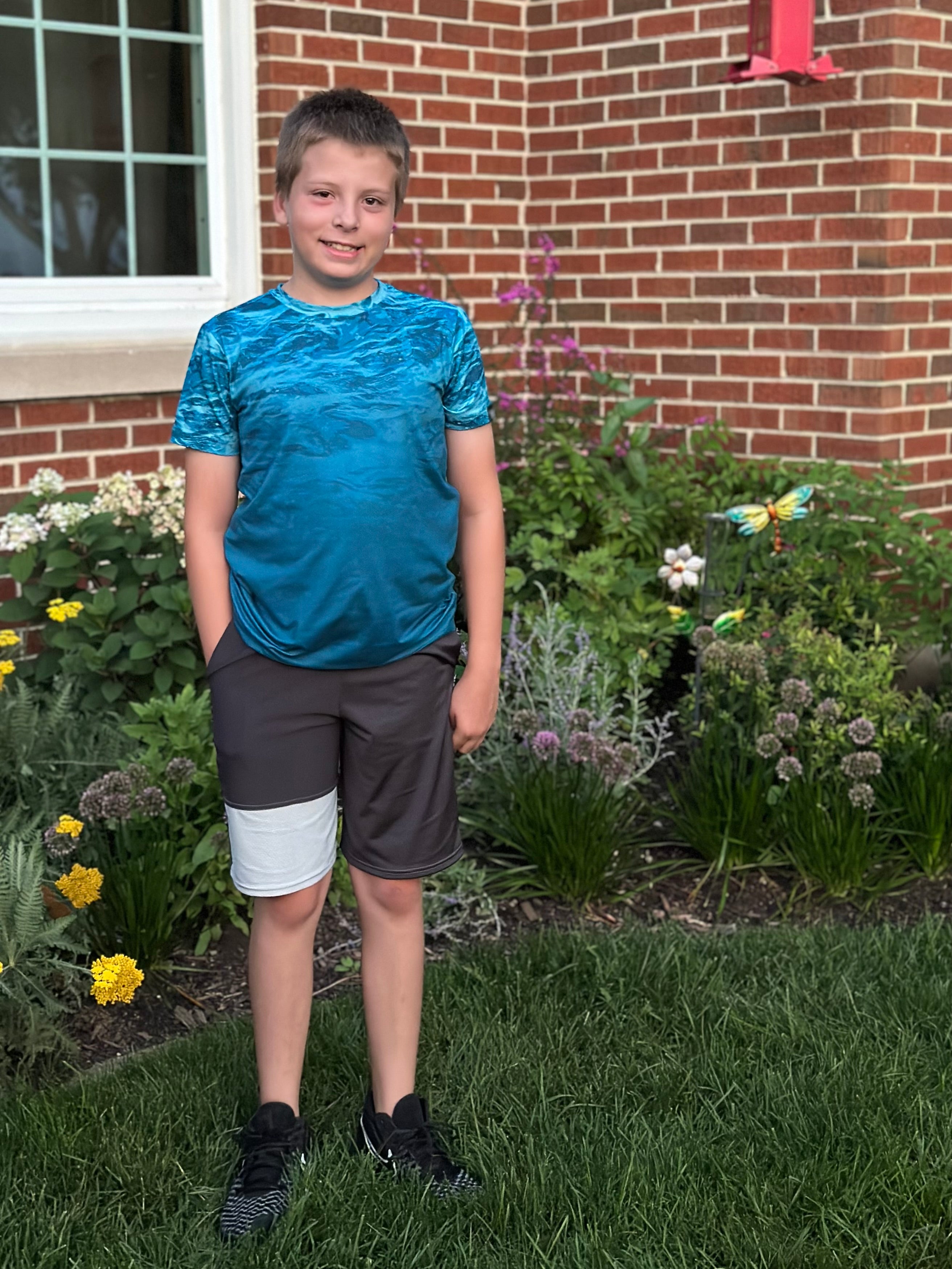 Kids & Teen Caleb Athletic Shorts Sewing Pattern