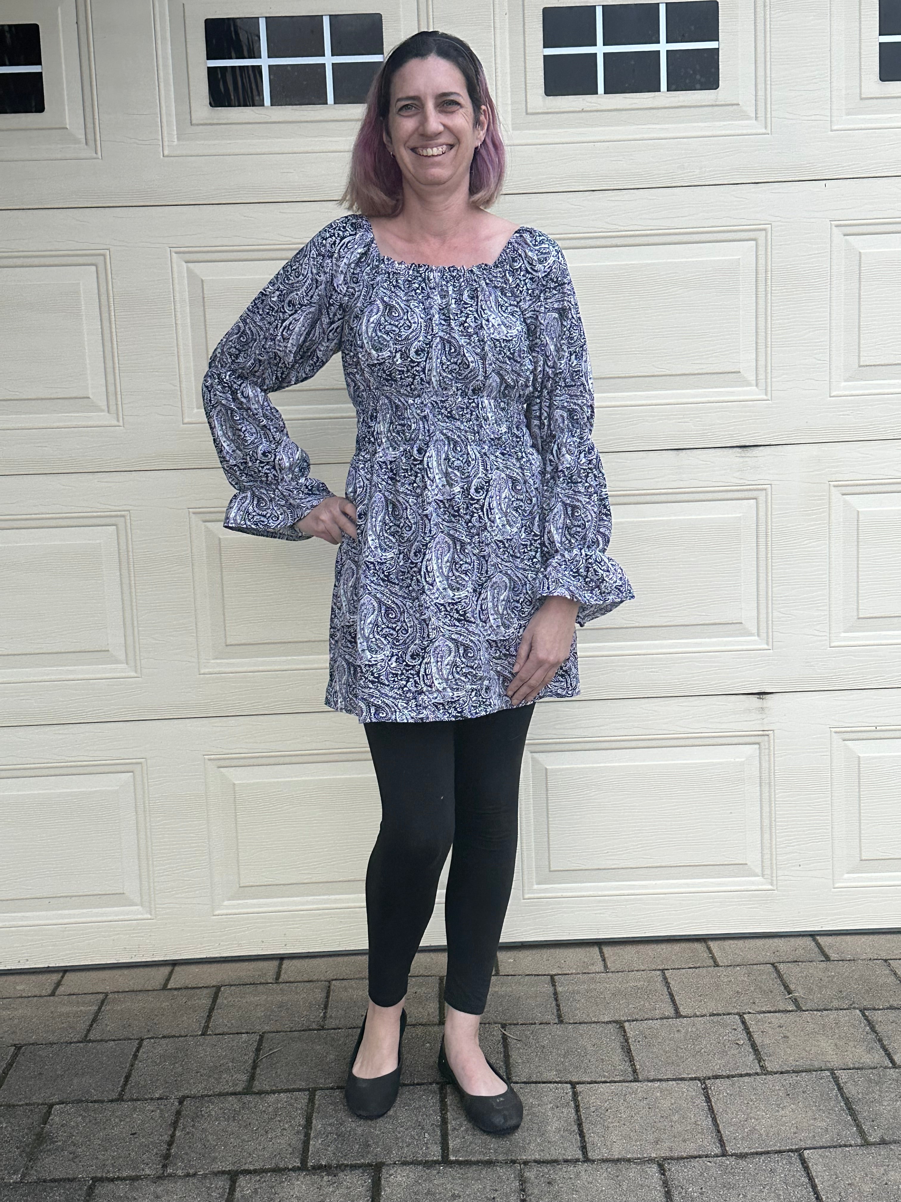 Shantelle Shirred Top and Dress Sewing Pattern