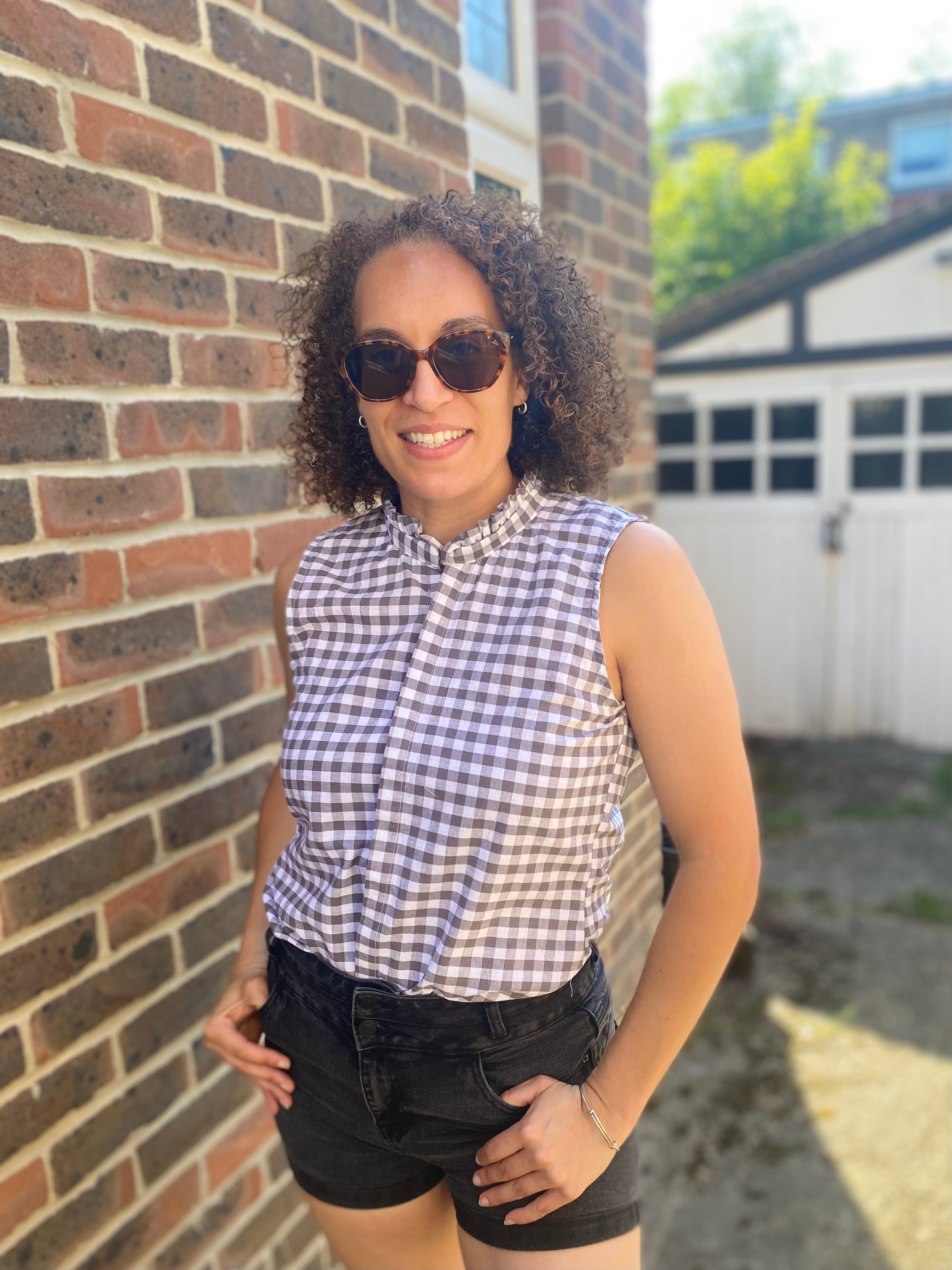 Beverly Button Down Blouse Sewing Pattern