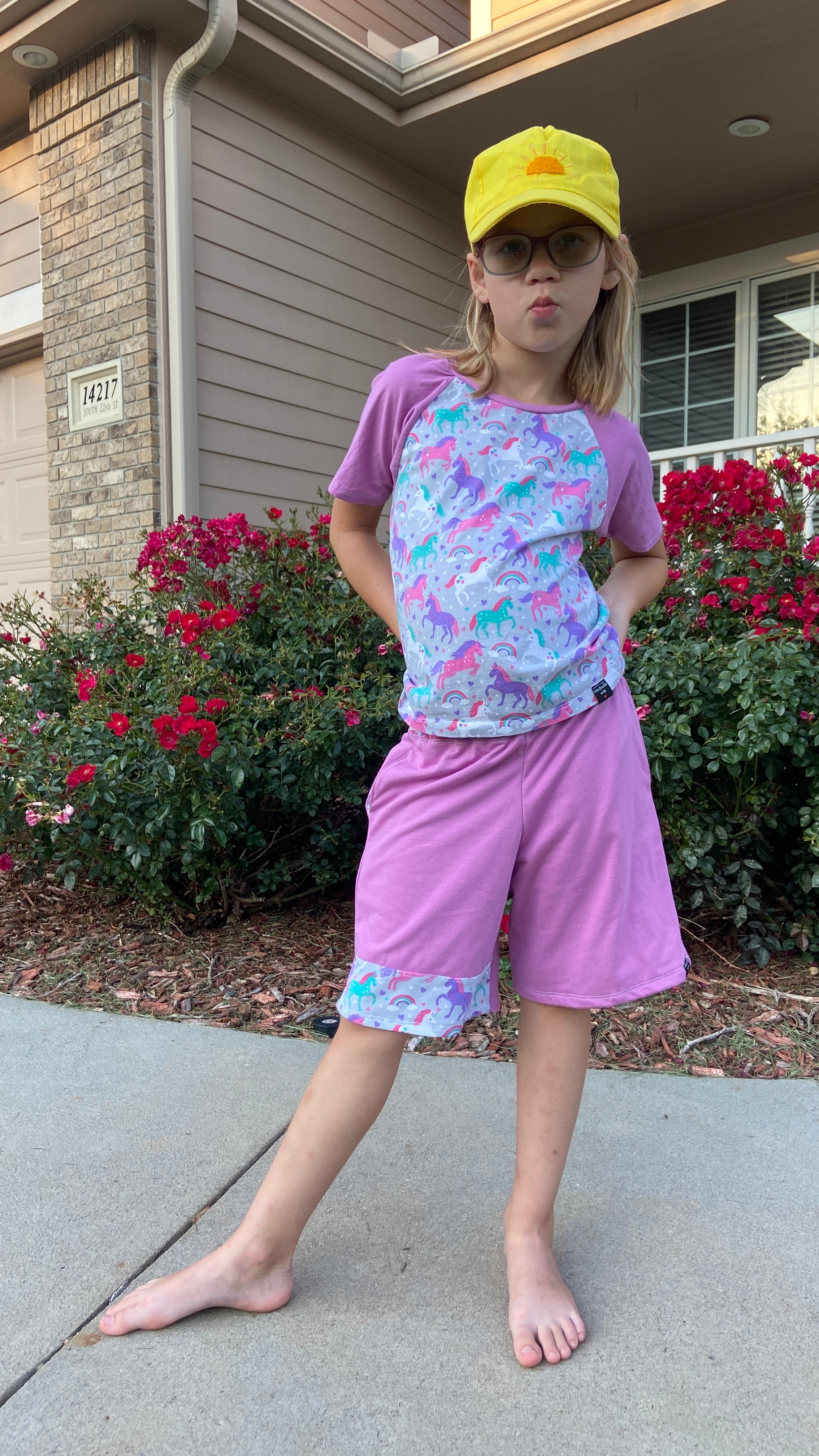 Kids & Teen Caleb Athletic Shorts Sewing Pattern