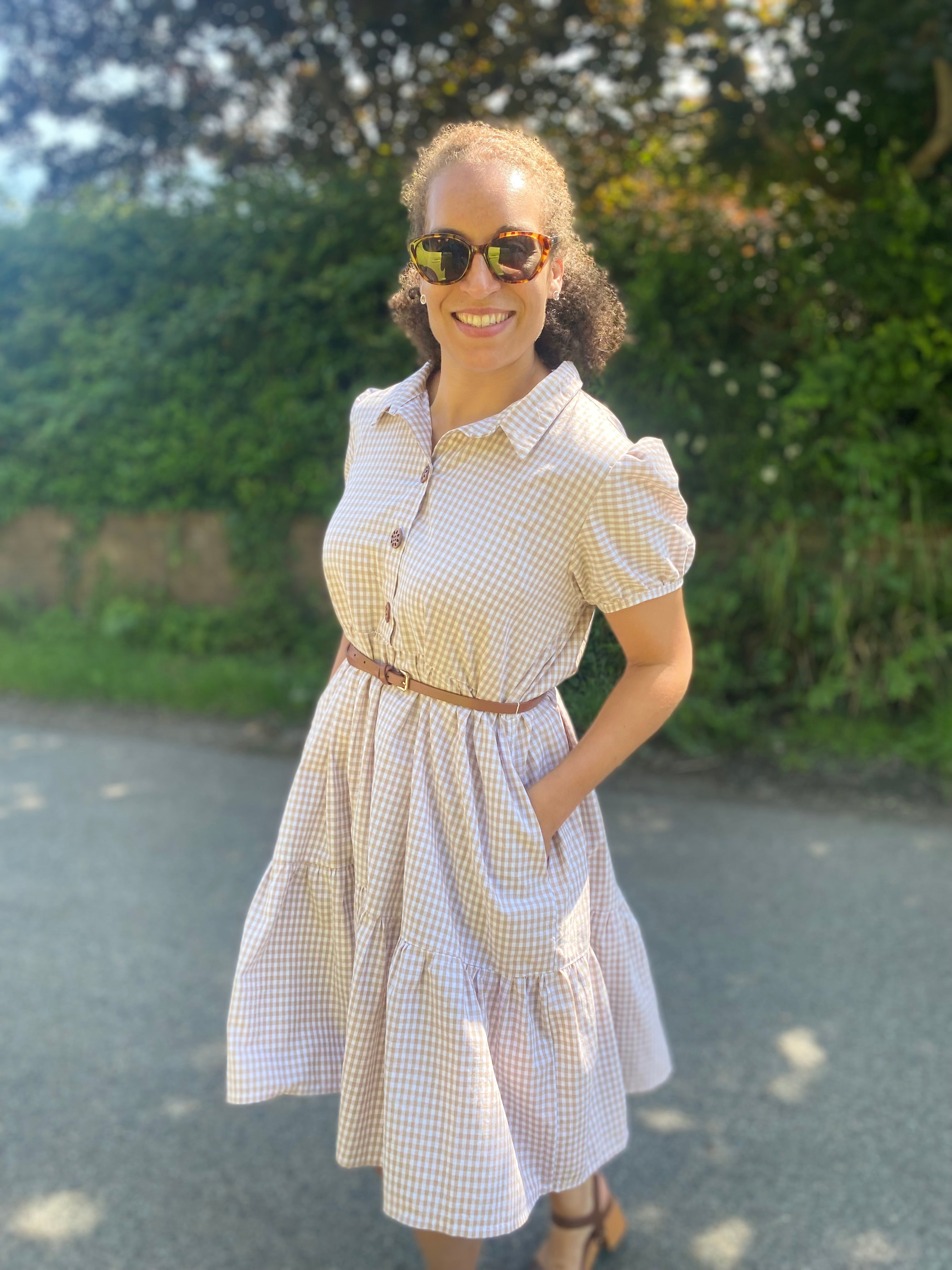Gisella Oversized Puff-Sleeve Shirt and Dress Pattern
