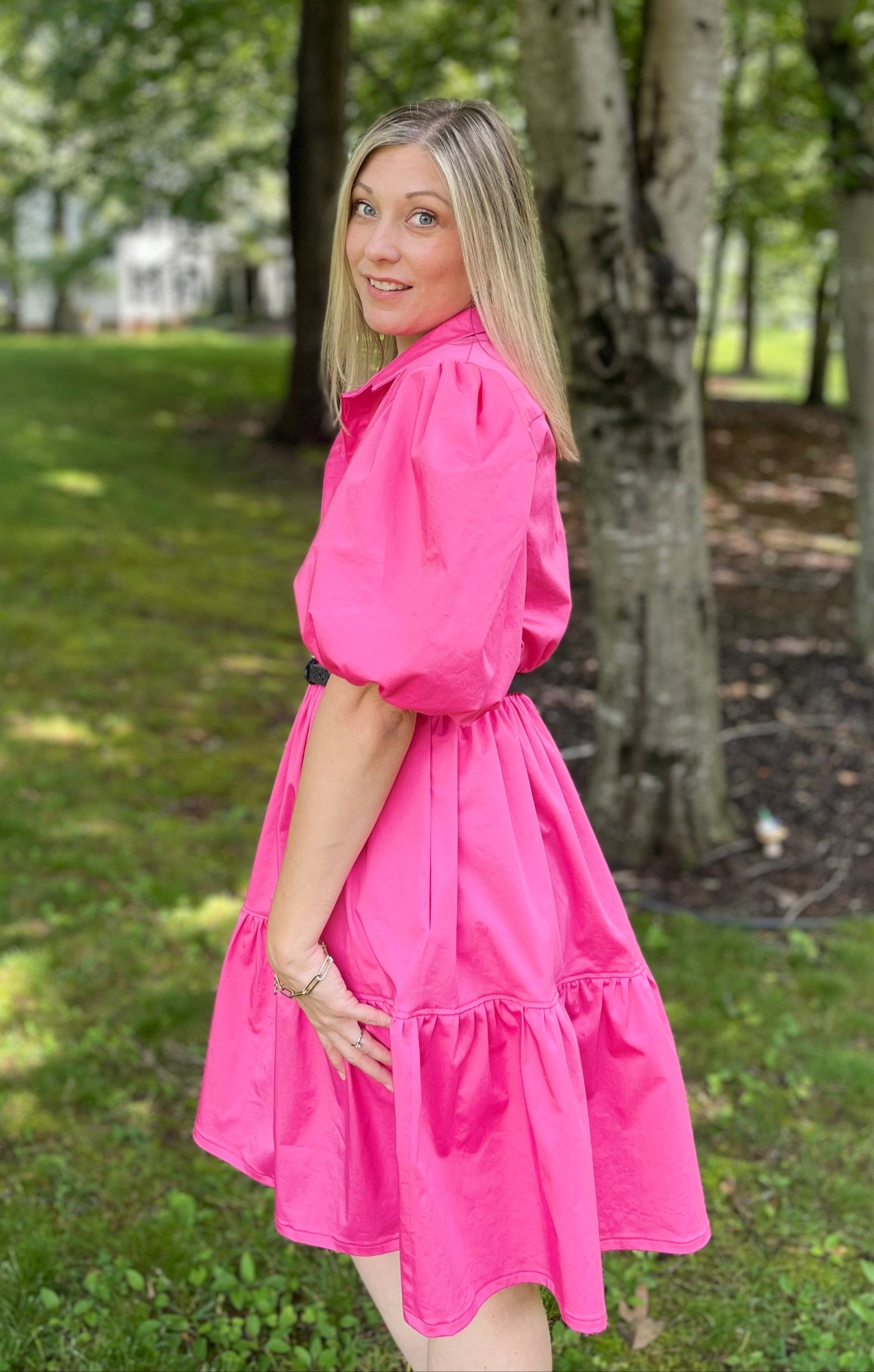 Gisella Oversized Puff-Sleeve Shirt and Dress Pattern