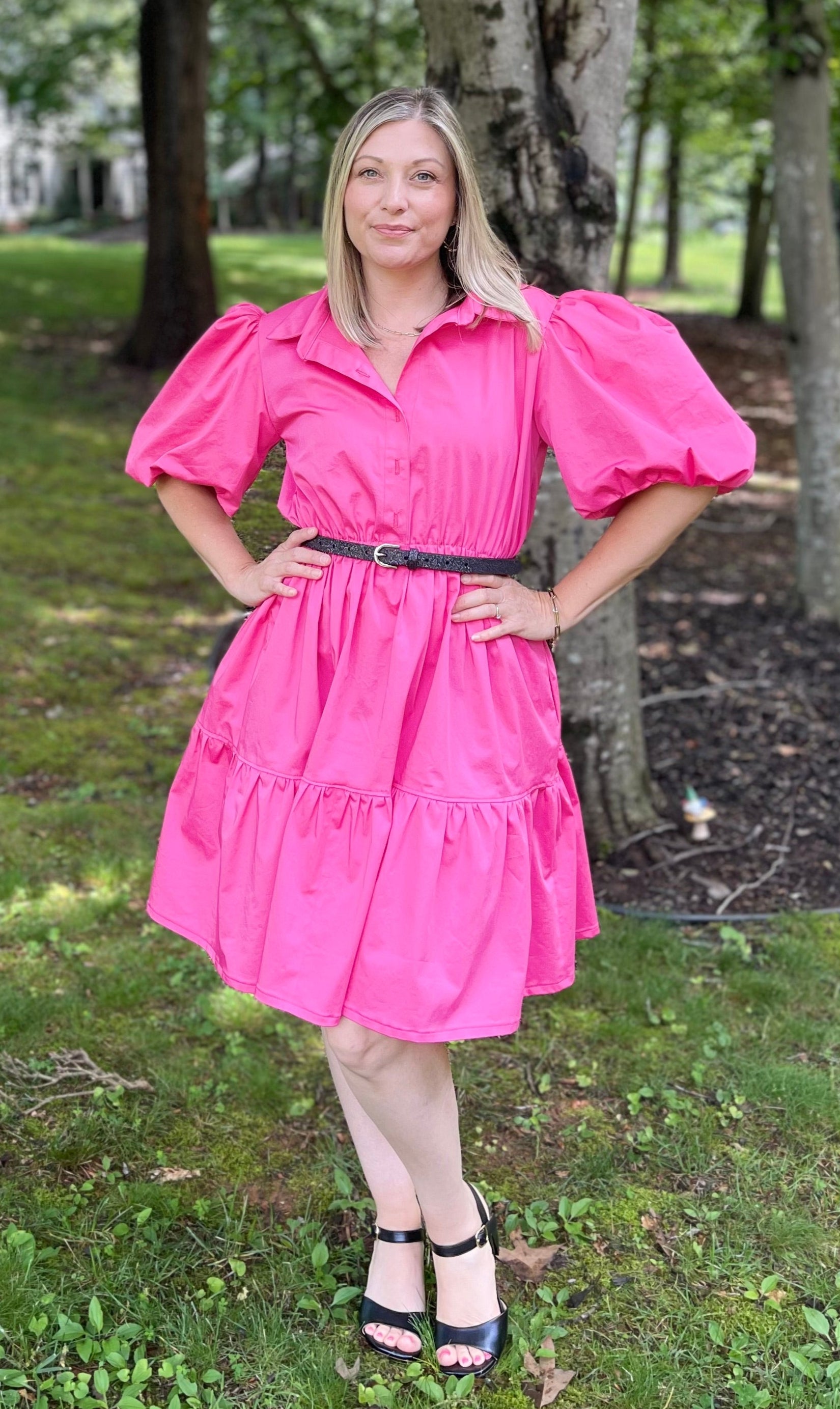 Gisella Oversized Puff-Sleeve Shirt and Dress Pattern