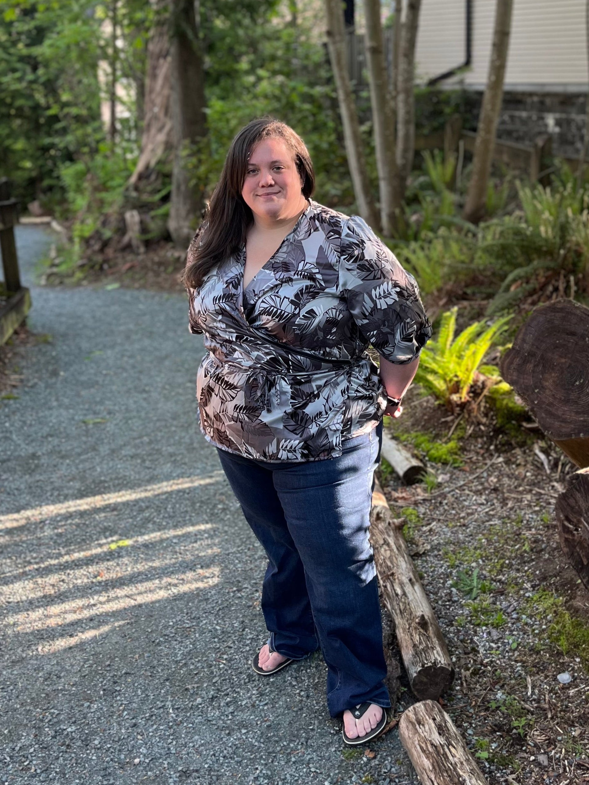 Leonie Woven Wrap Top and Dress Pattern