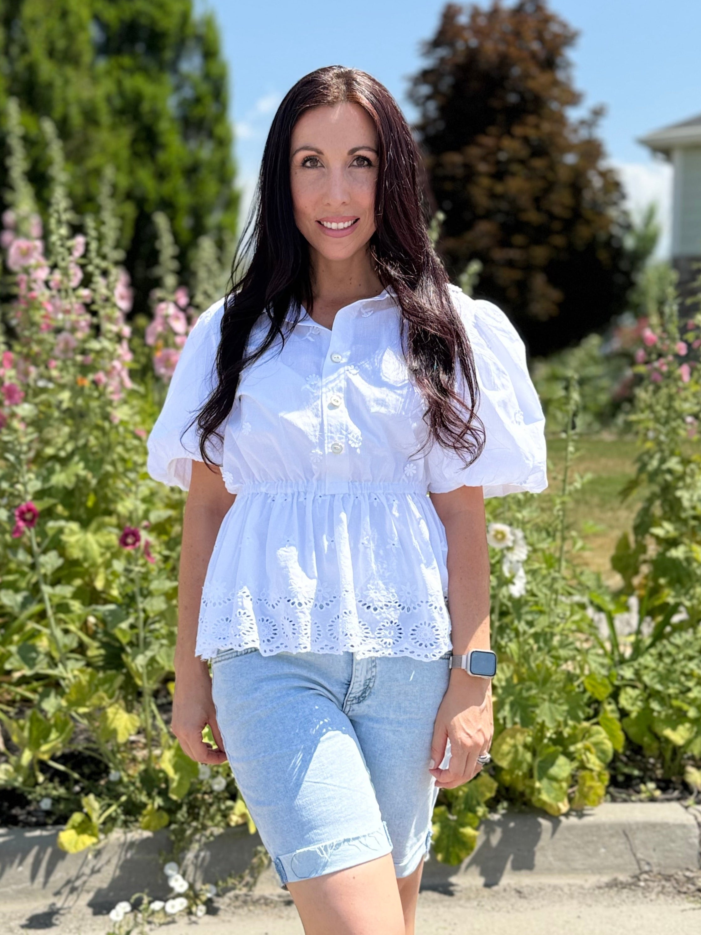 Gisella Oversized Puff-Sleeve Shirt and Dress Pattern