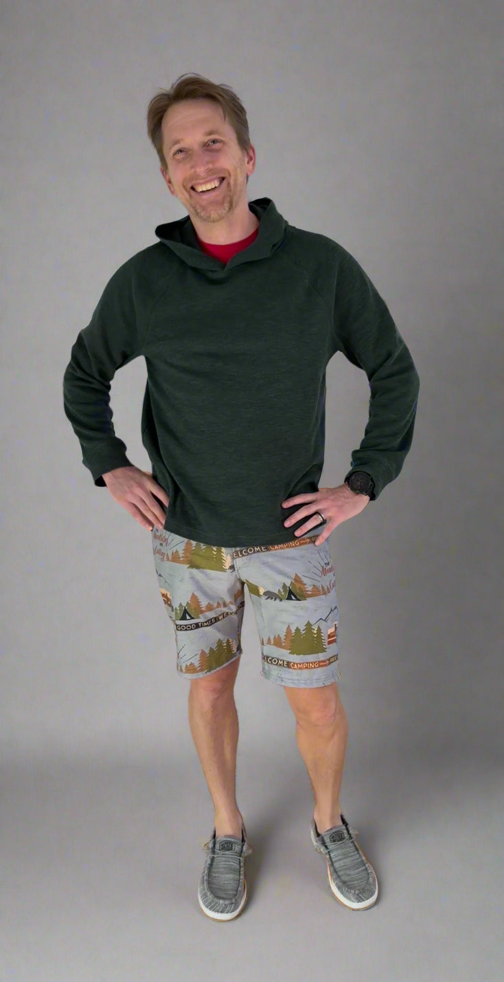 Mens Cargo Pants PDF Sewing Pattern for beginners - Woven Pants Sewing Pattern - Dress Pants Sewing Pattern