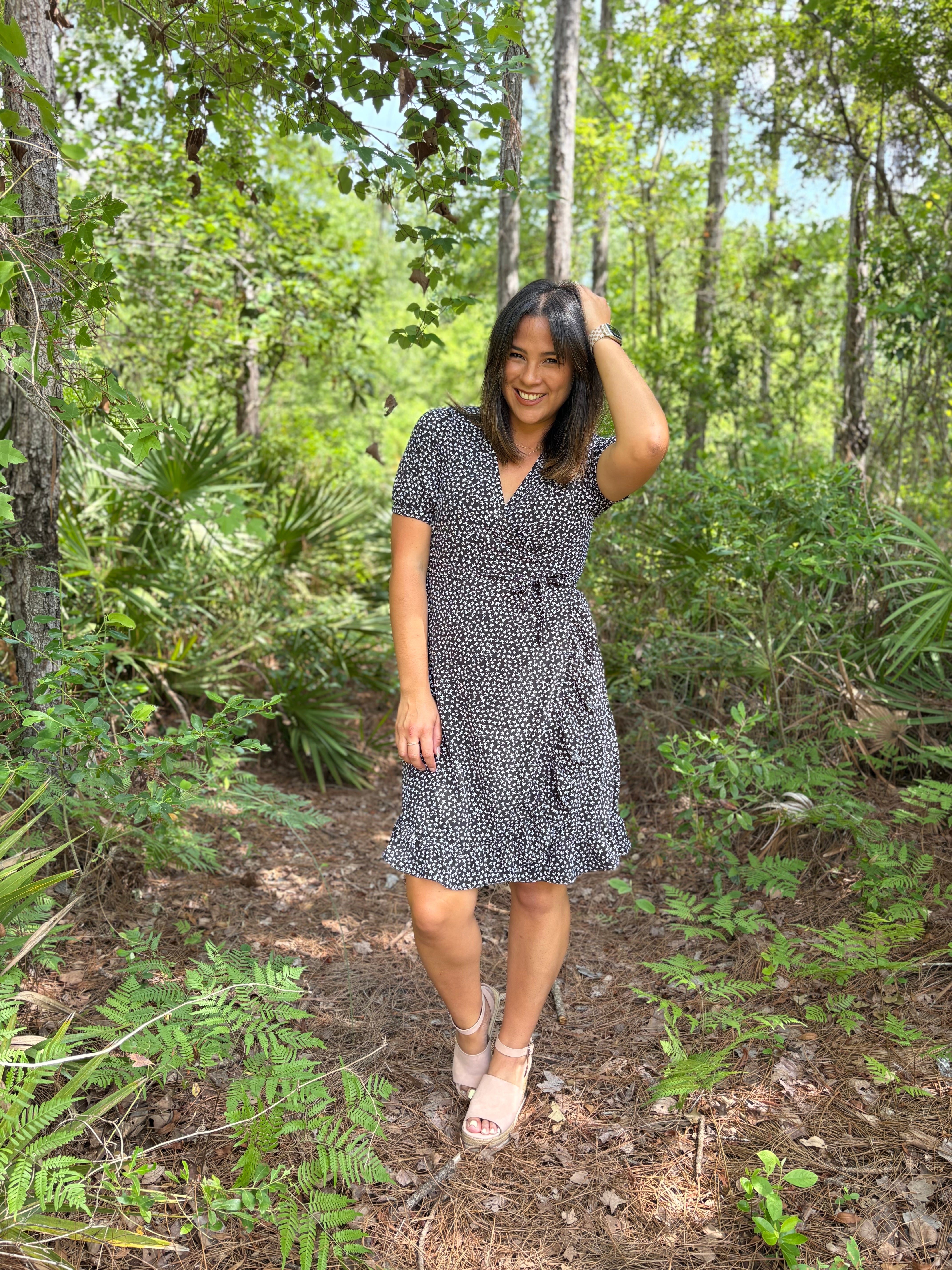 Leonie Woven Wrap Top and Dress Sewing Pattern