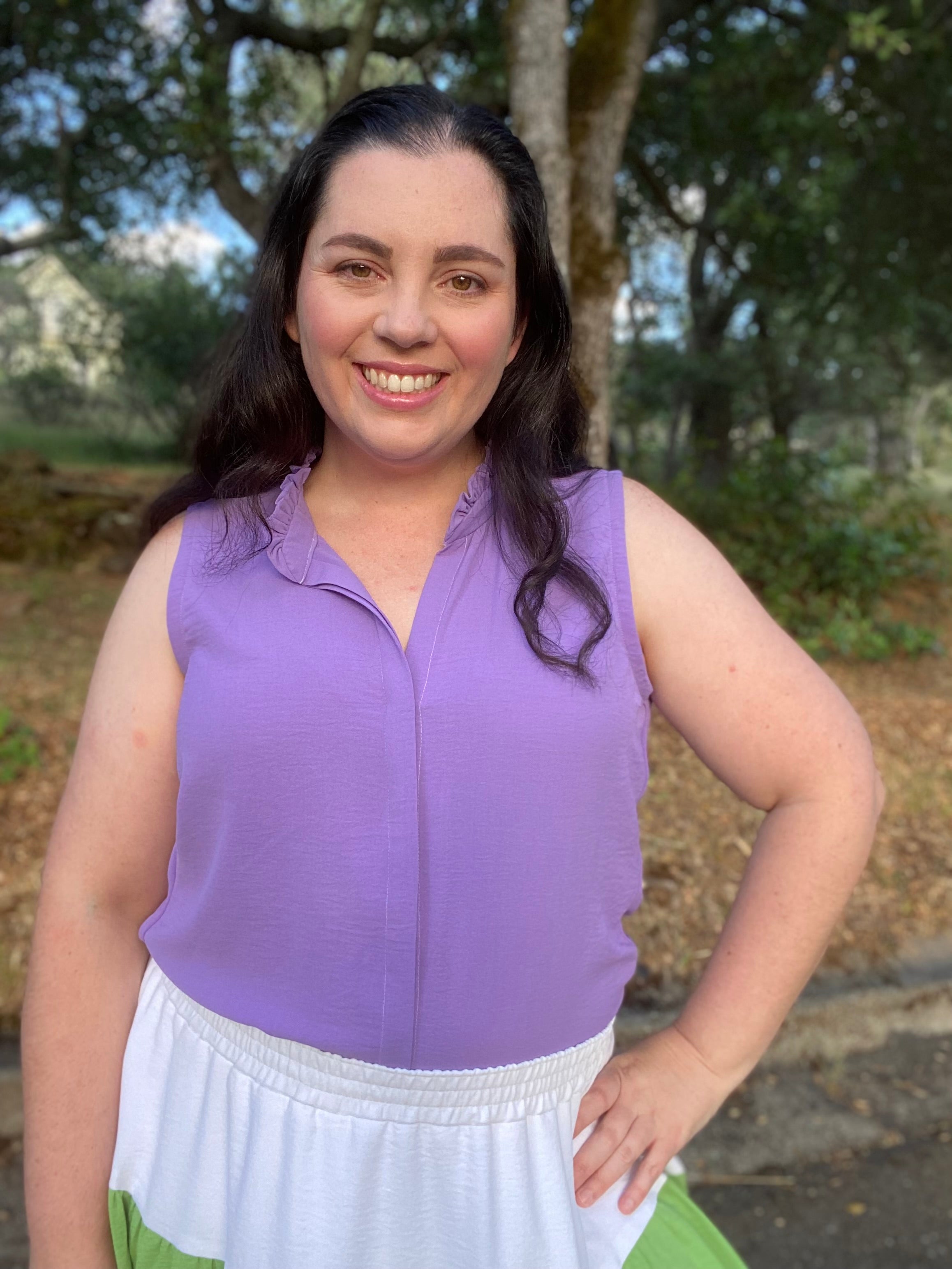 Beverly Button Down Blouse Sewing Pattern