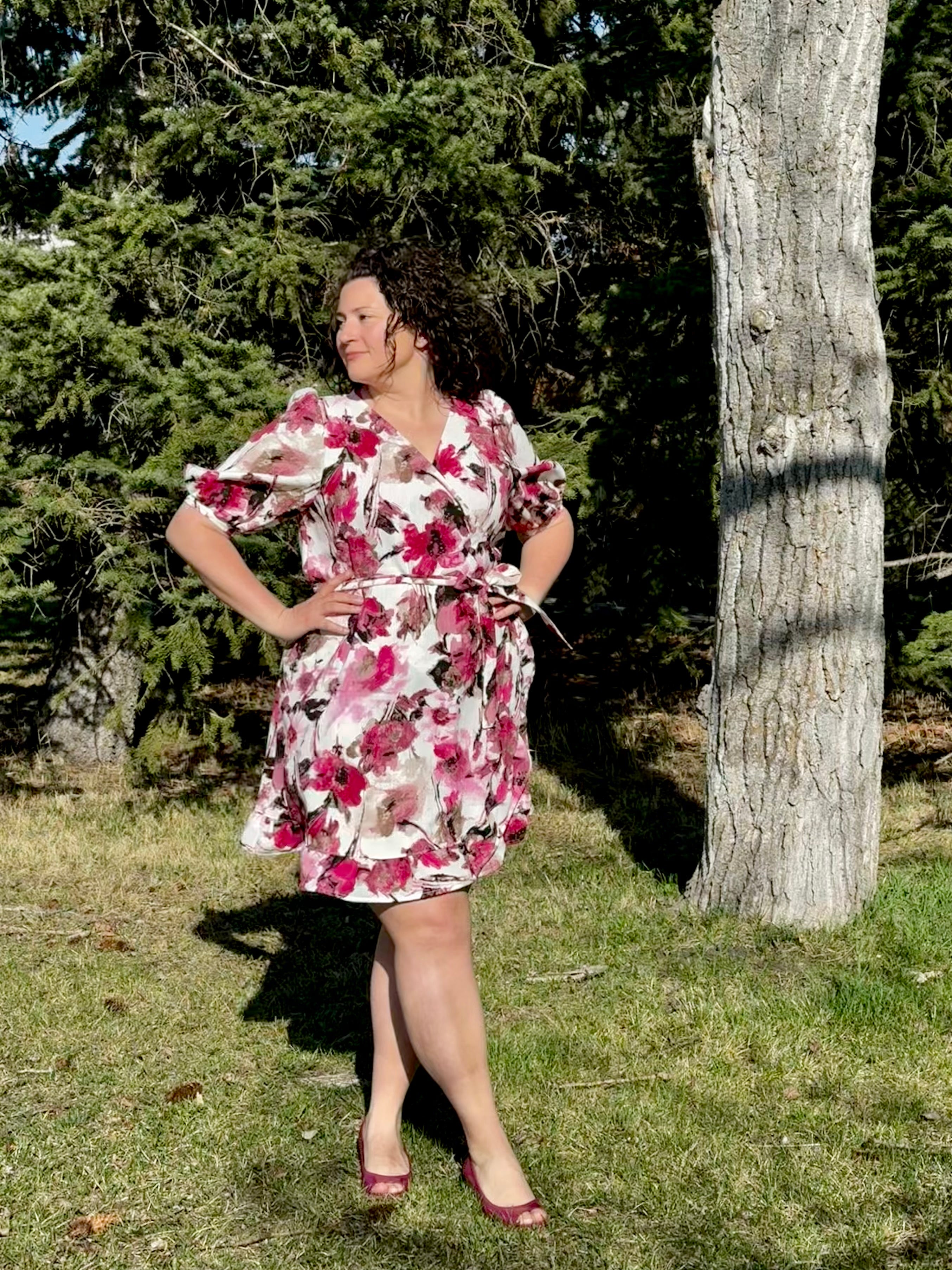 Leonie Woven Wrap Top and Dress Sewing Pattern