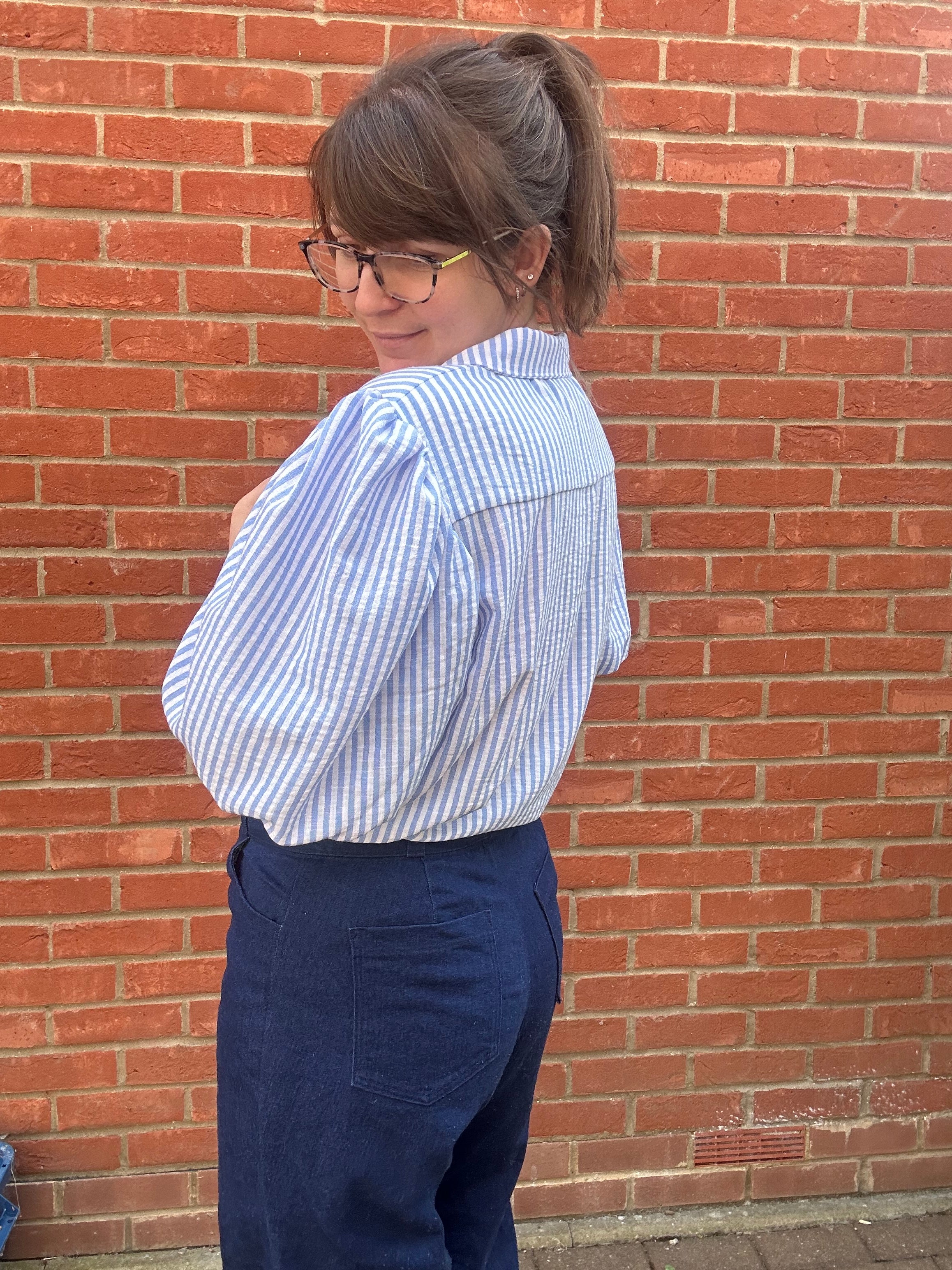 Gisella Oversized Puff-Sleeve Shirt and Dress Pattern