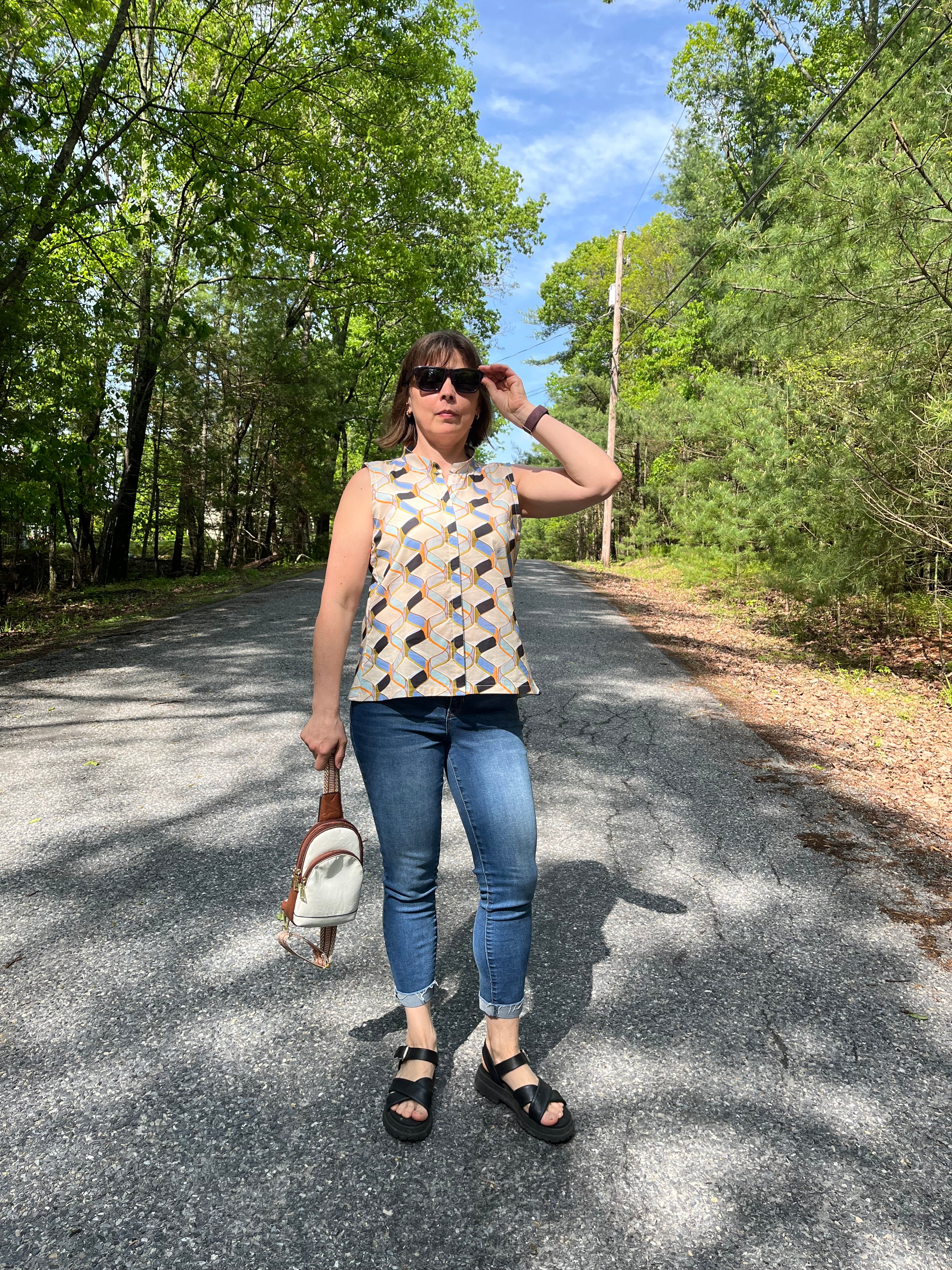 Beverly Button Down Blouse Sewing Pattern