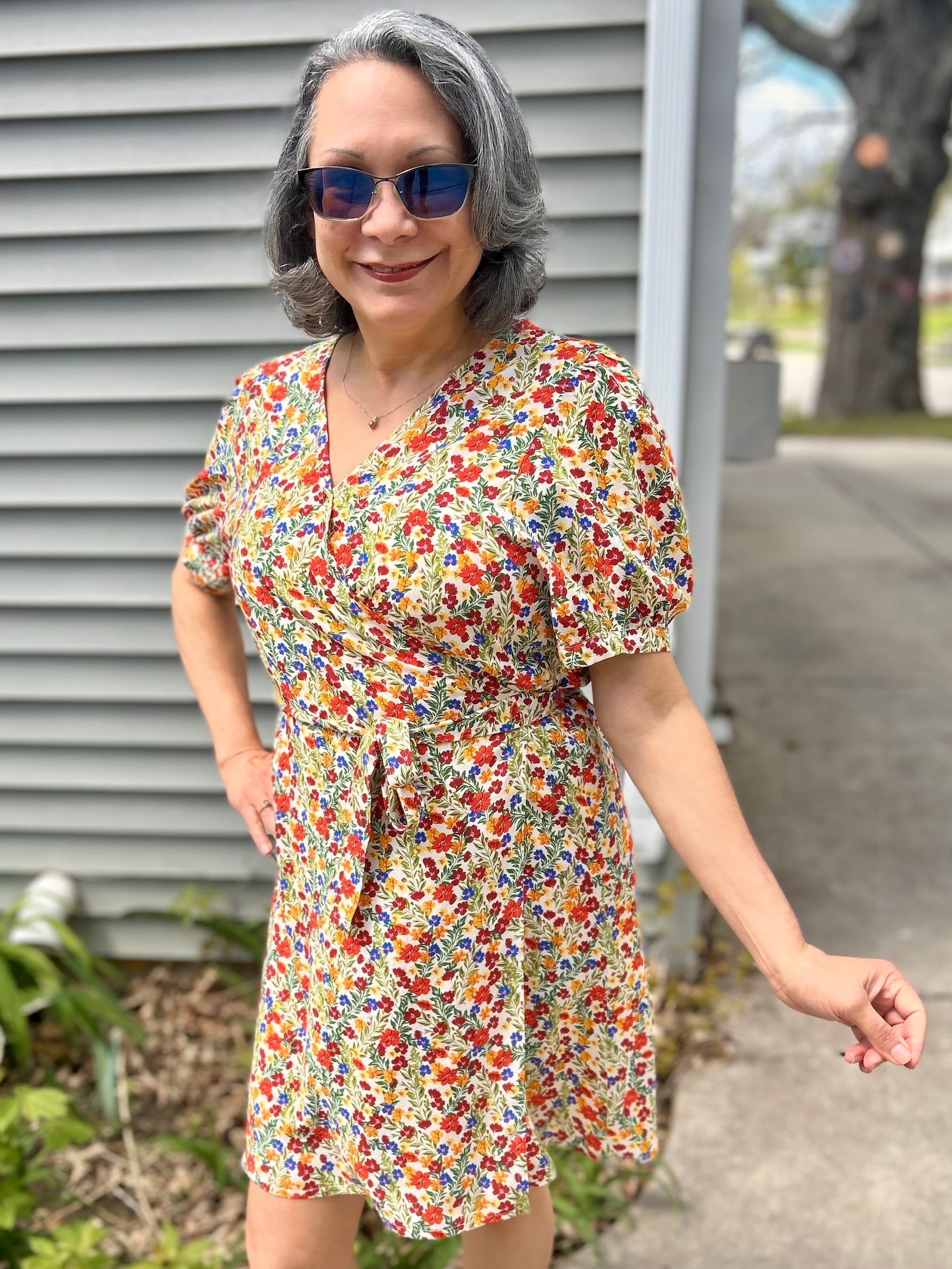 Leonie Woven Wrap Top and Dress Pattern