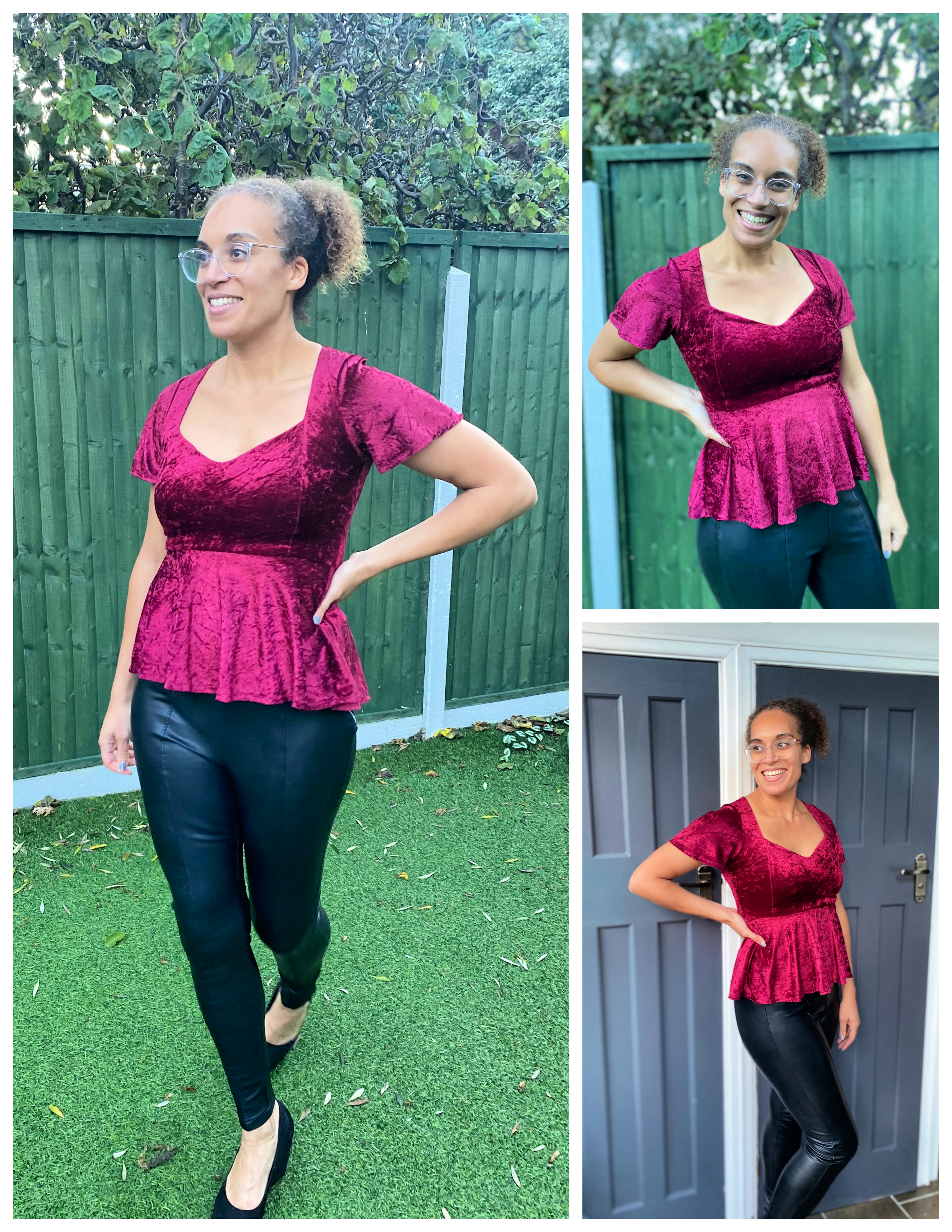 Nyeca Sweetheart Shirt, Peplum and Dress Sewing Pattern