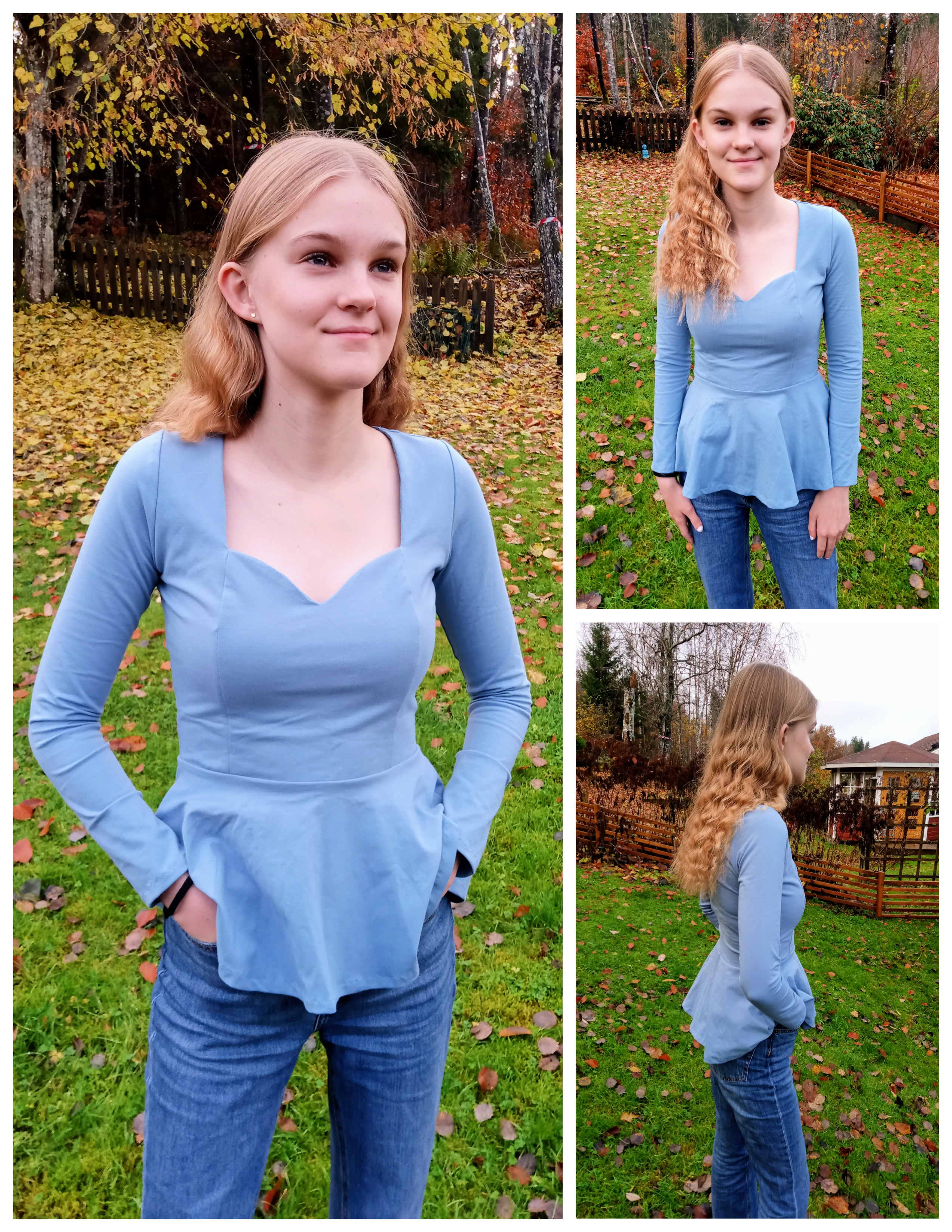 Nyeca Sweetheart Shirt, Peplum and Dress Sewing Pattern