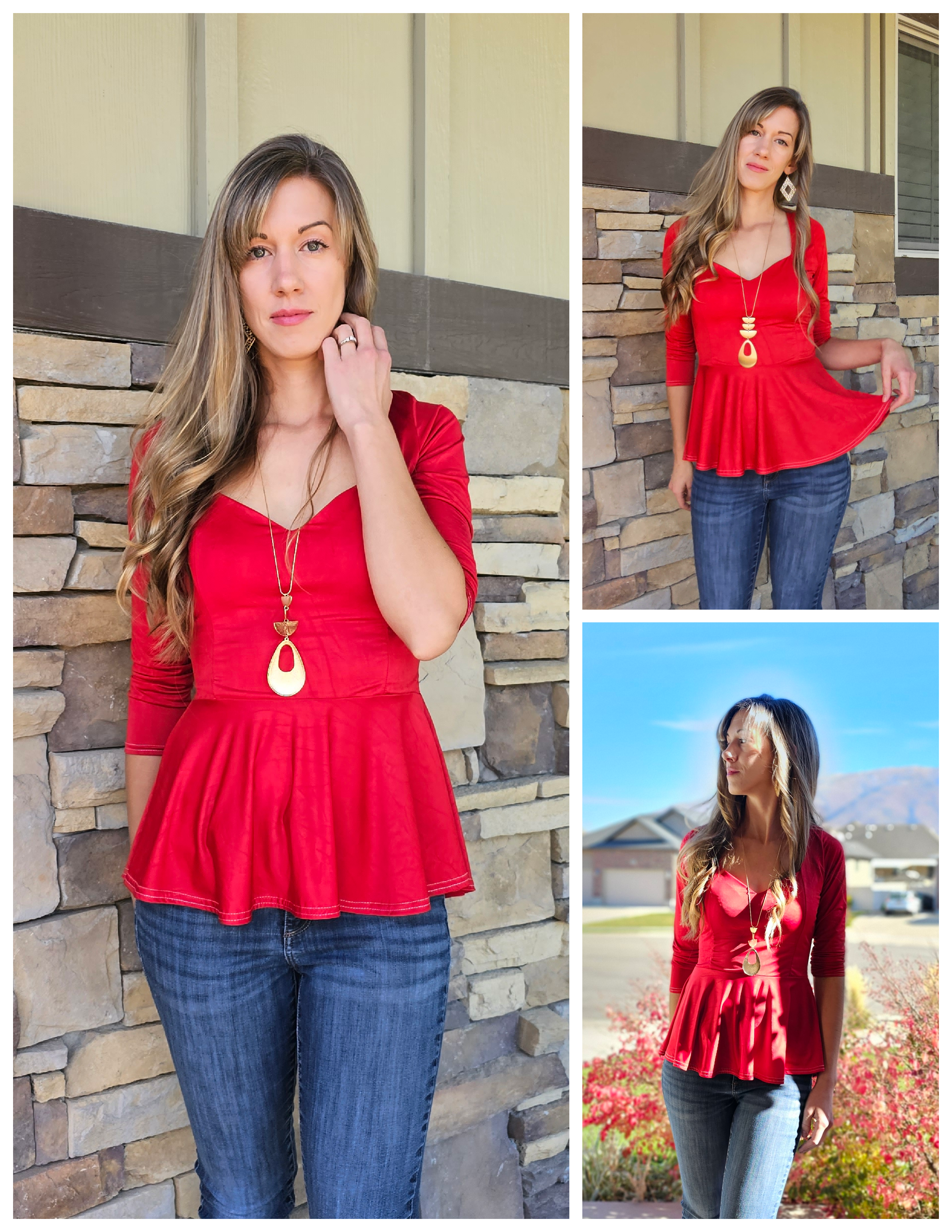 Nyeca Sweetheart Shirt, Peplum and Dress Sewing Pattern