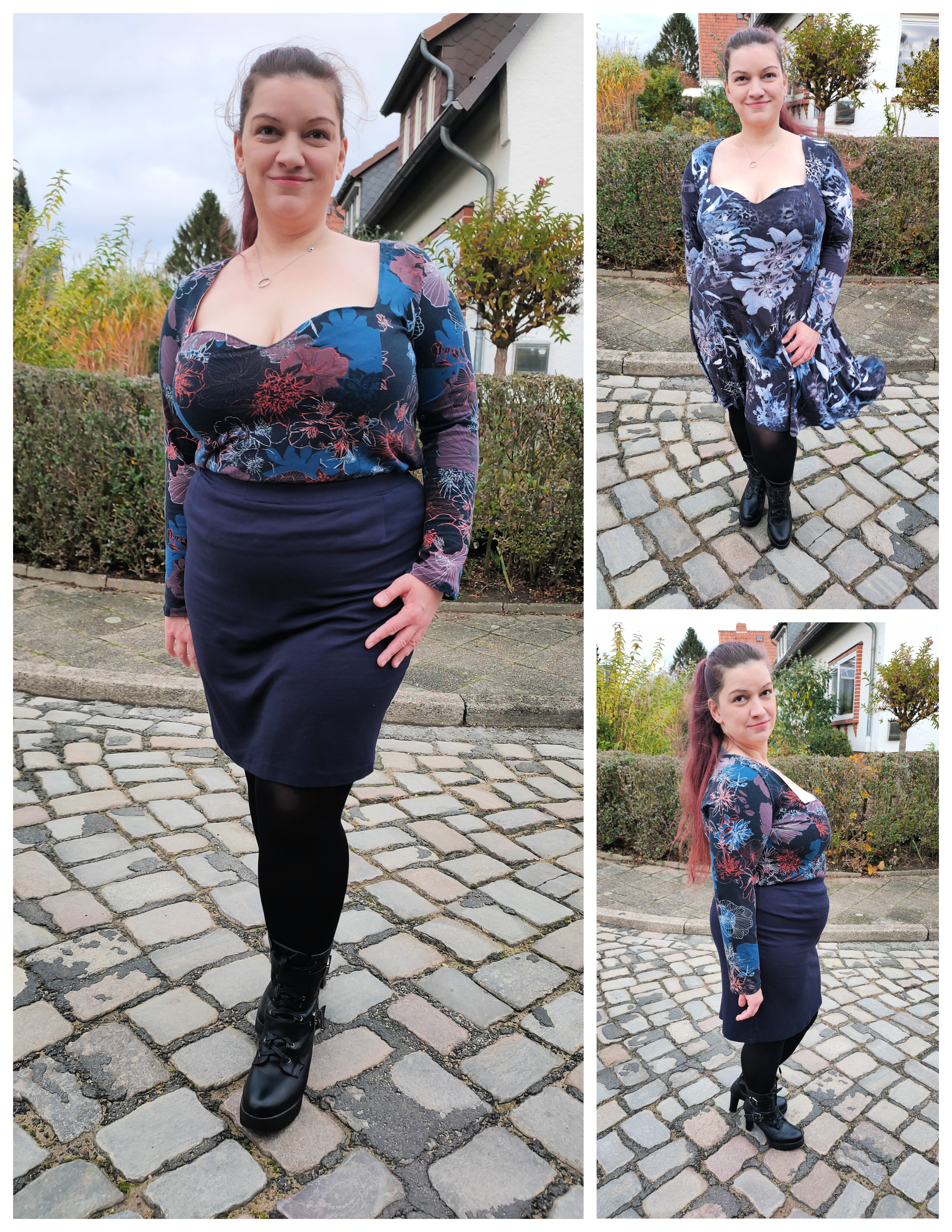 Nyeca Sweetheart Shirt, Peplum and Dress Sewing Pattern