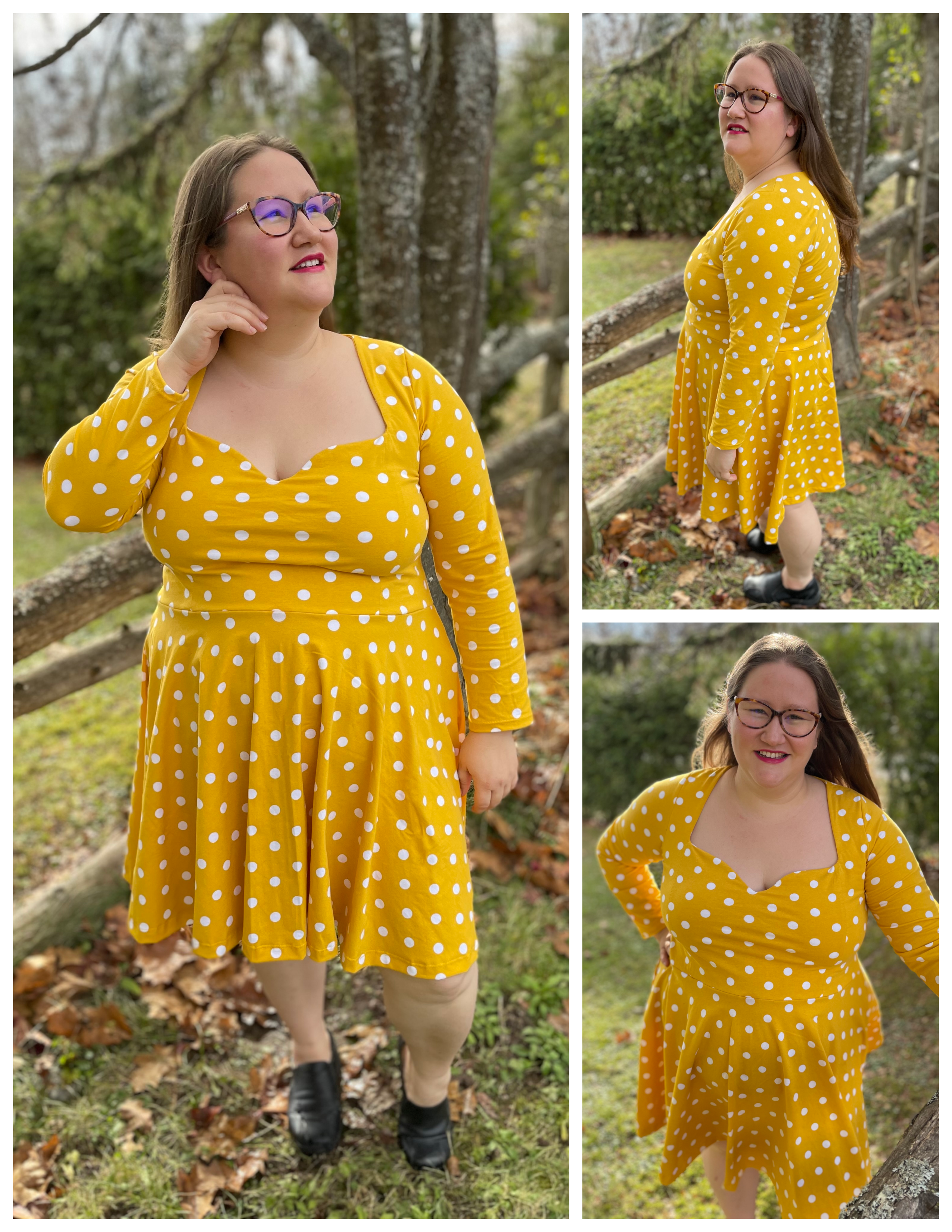 Nyeca Sweetheart Shirt, Peplum and Dress Sewing Pattern