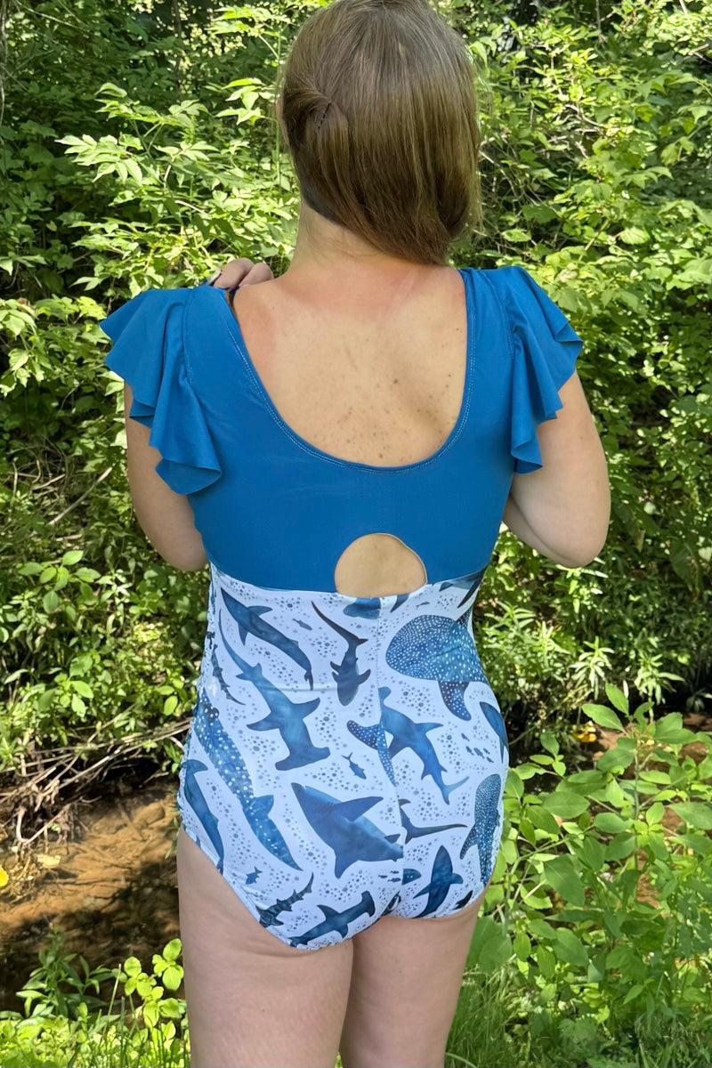 Tropical Twist Cutout Swimsuit Sewing Pattern