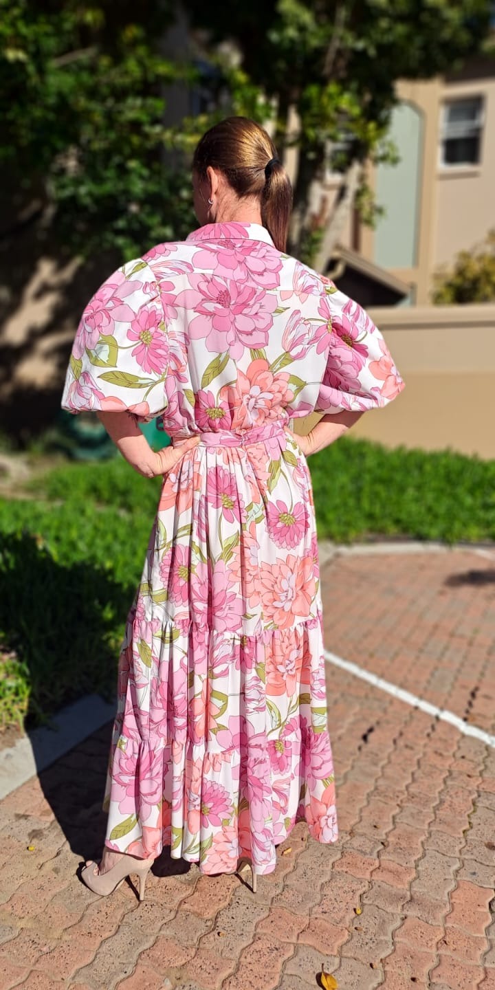 Gisella Oversized Puff-Sleeve Shirt and Dress Pattern