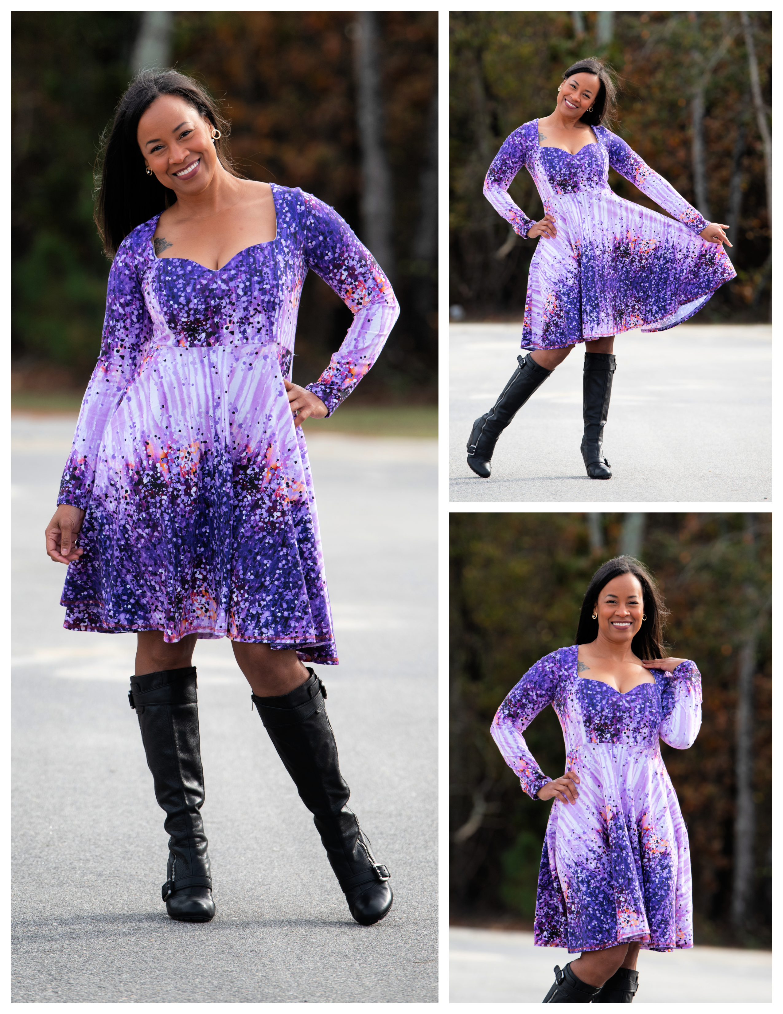 Nyeca Sweetheart Shirt, Peplum and Dress Sewing Pattern