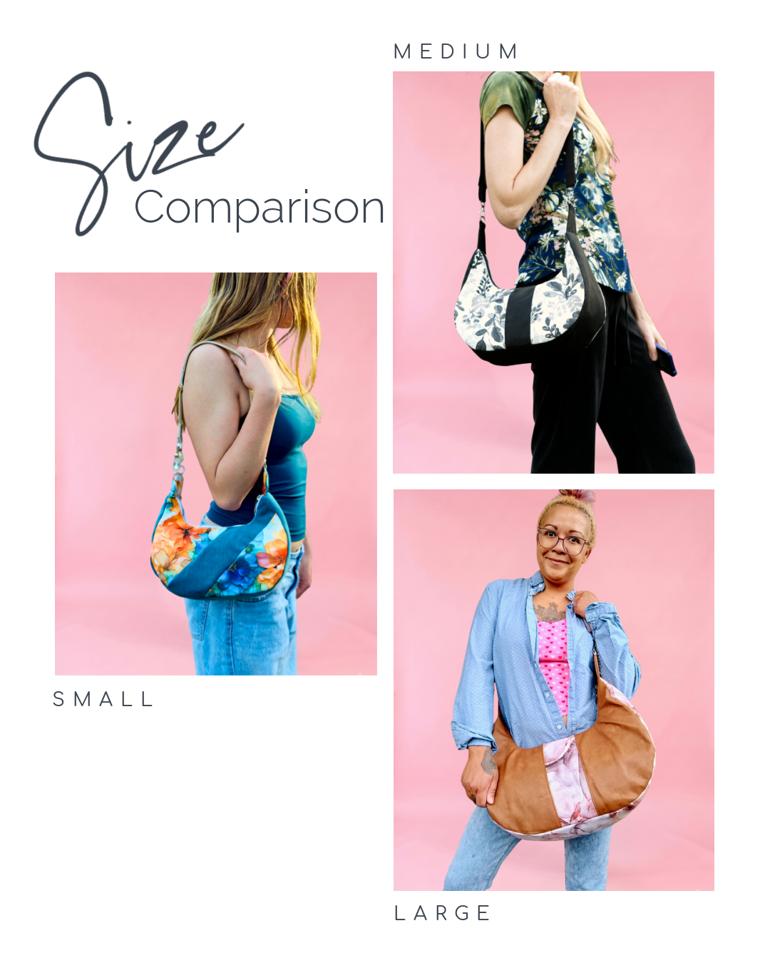 Melissa Crescent Moon Bag Sewing Pattern