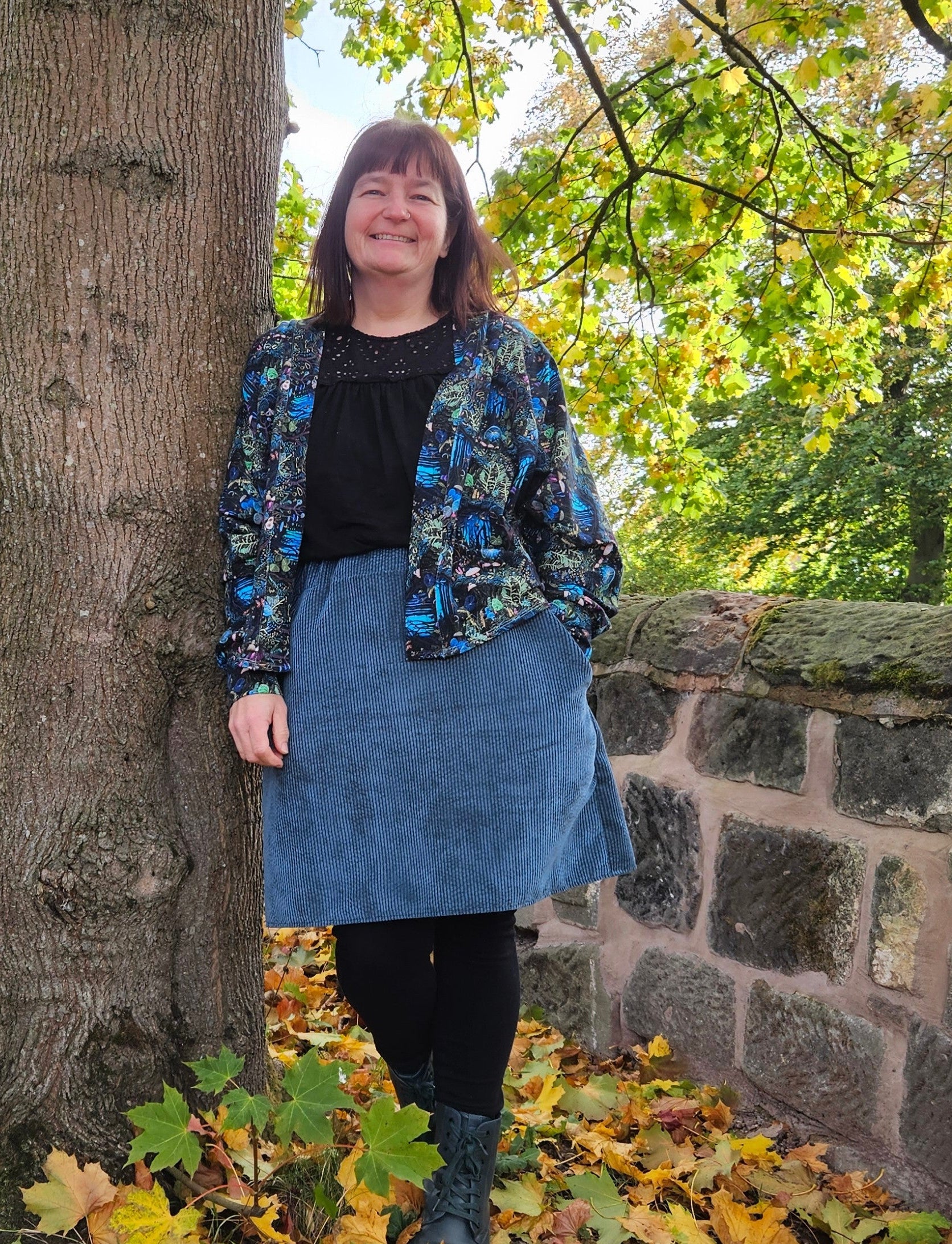 pattern includes a video tutorial sew along with diana celeste cardigan