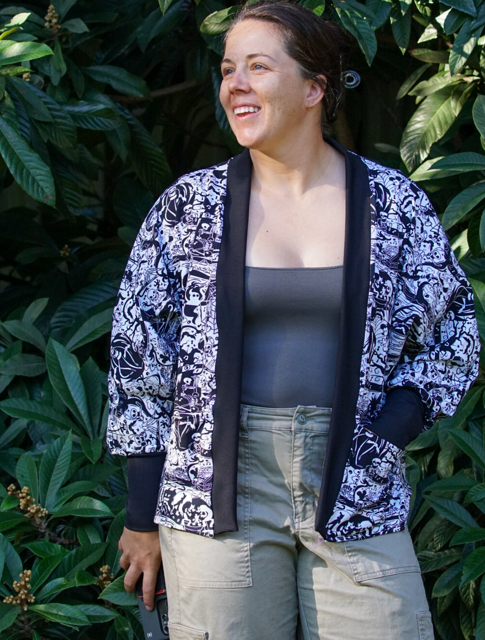 Celeste cardigan styled for cozy chic weekend vibes