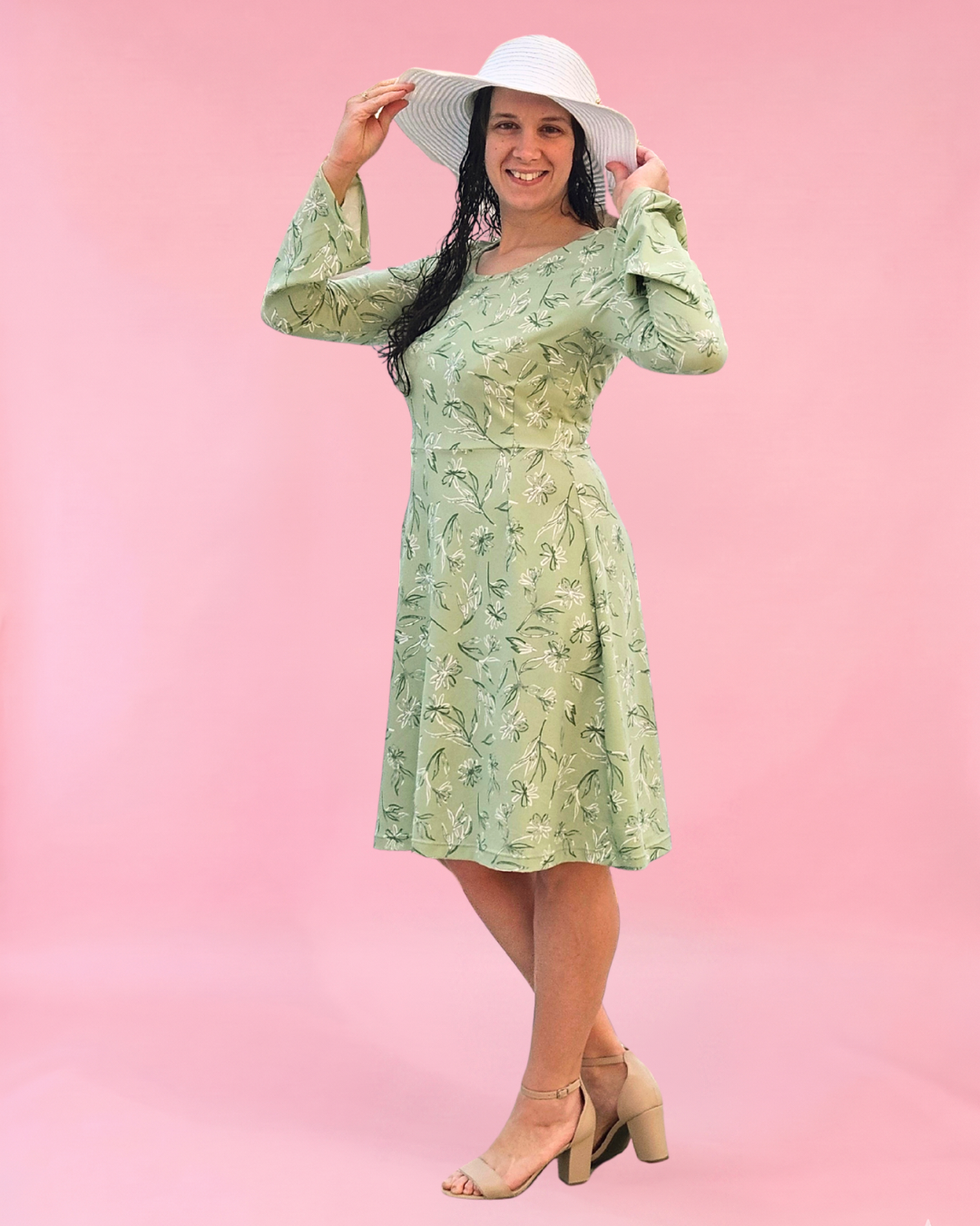 Sylvie Cutout Cup Size Dress Sewing Pattern