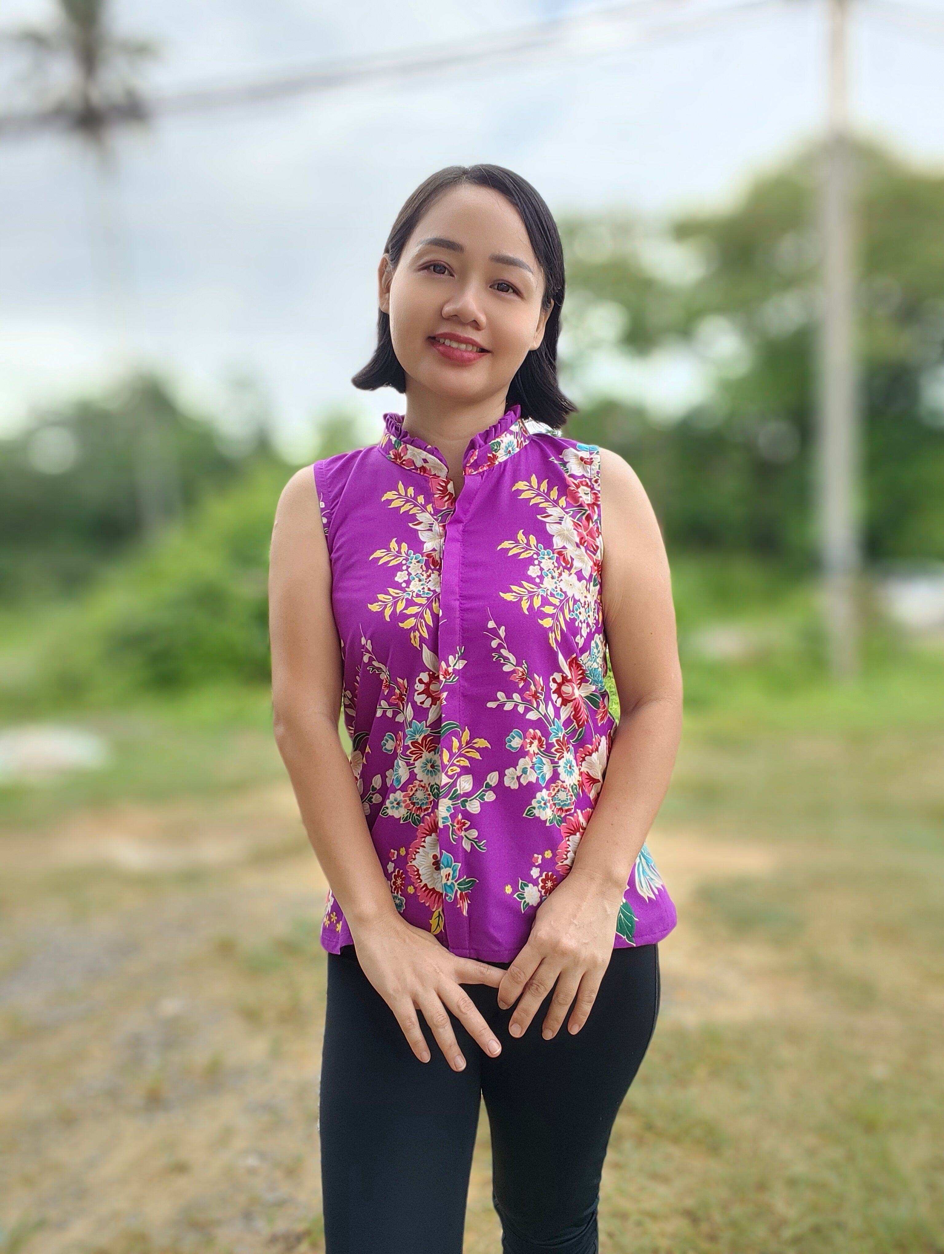 Beverly Button Down Blouse Sewing Pattern