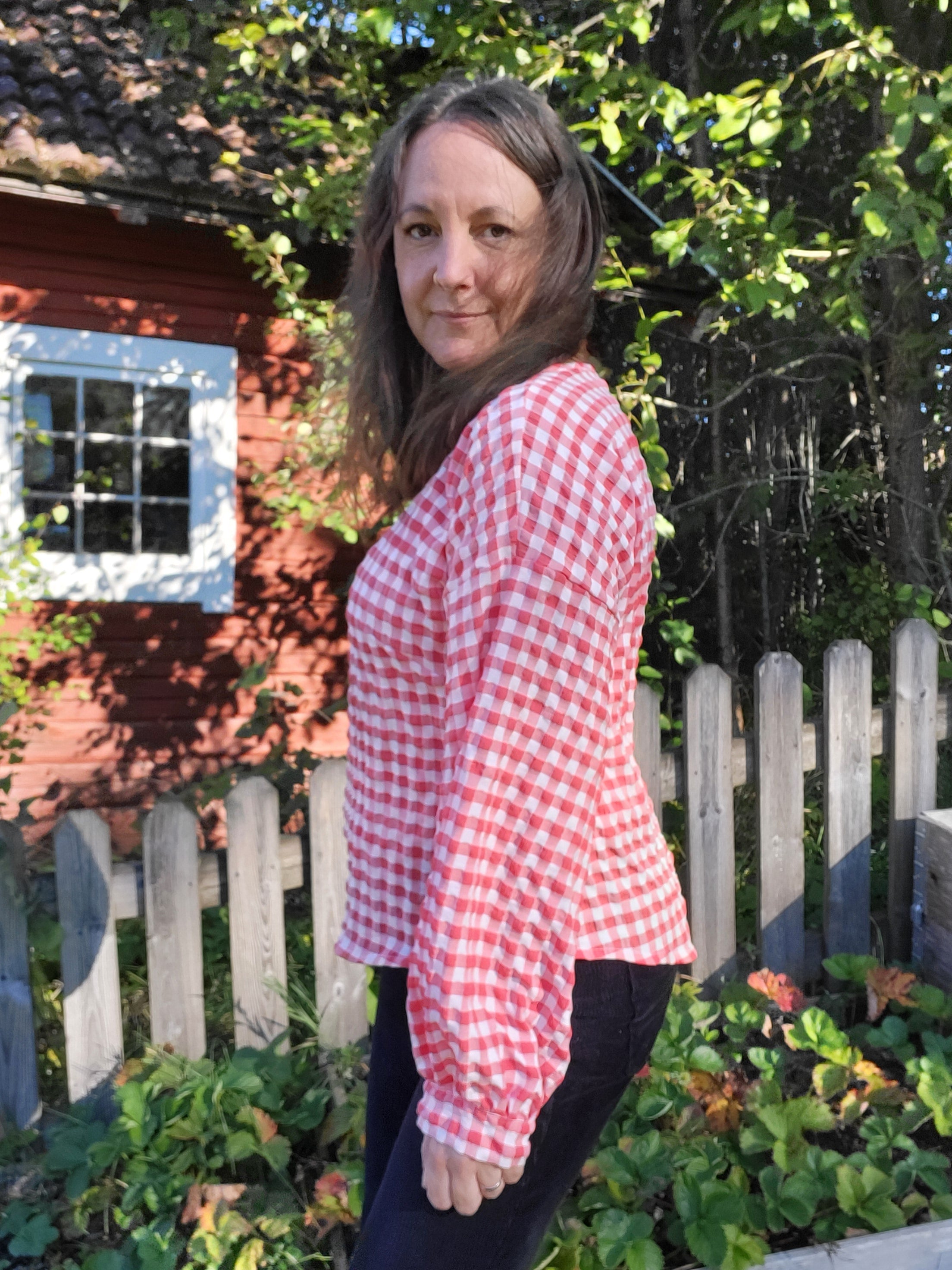 Brandy Balloon Sleeve PDF Sewing Pattern | Beginner-Friendly Woven Dolman Top
