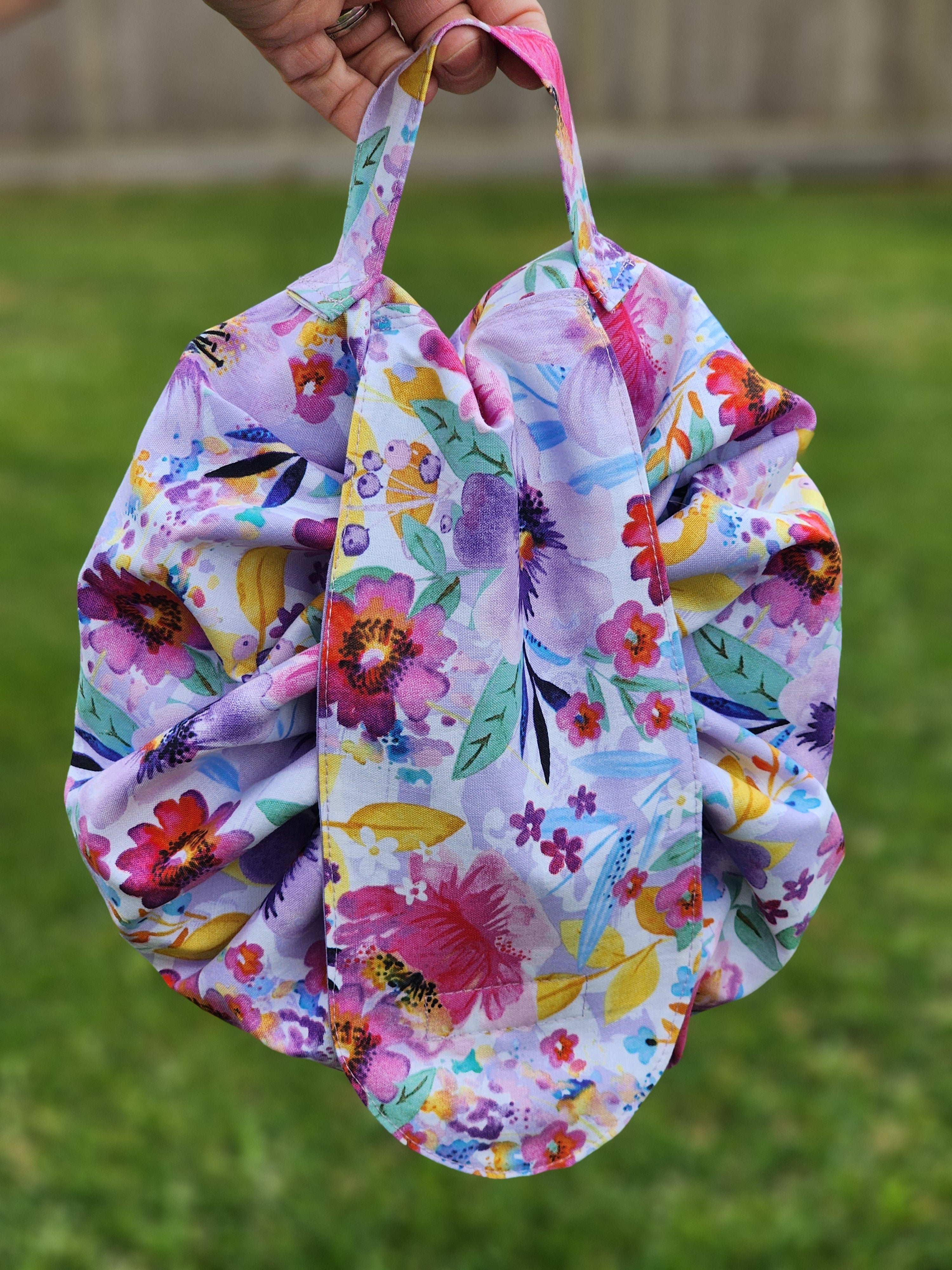 Closed Moon Bag Drawstring Bag.