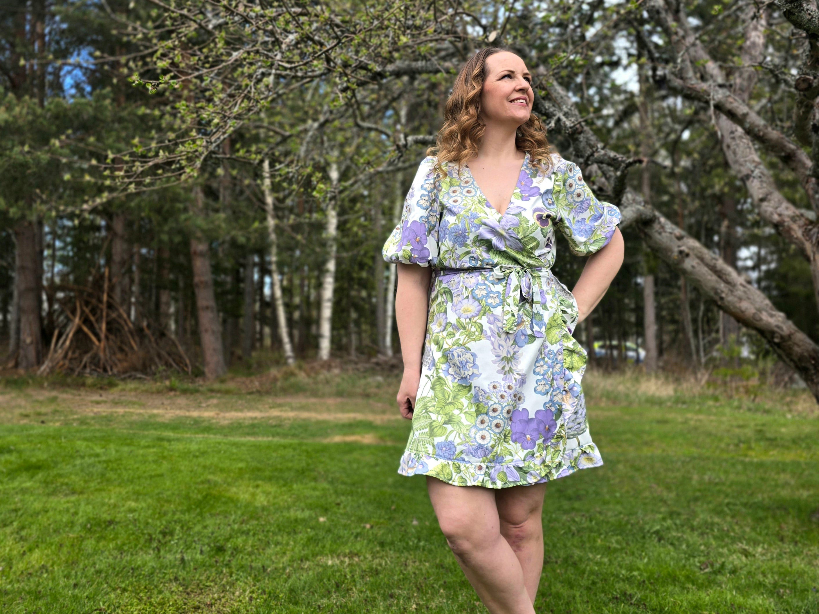 Leonie Woven Wrap Top and Dress Pattern