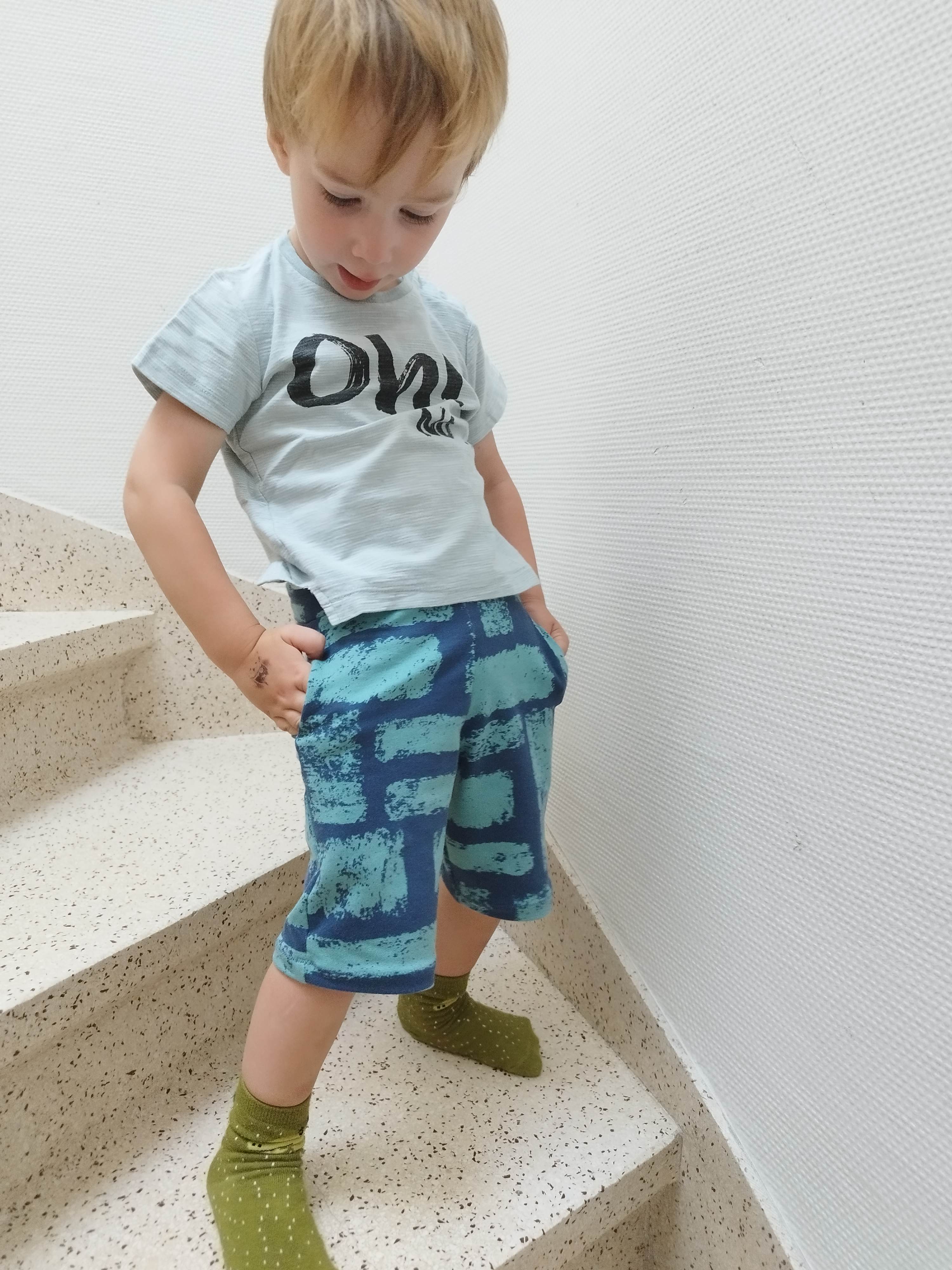 Kids & Teen Caleb Athletic Shorts Sewing Pattern