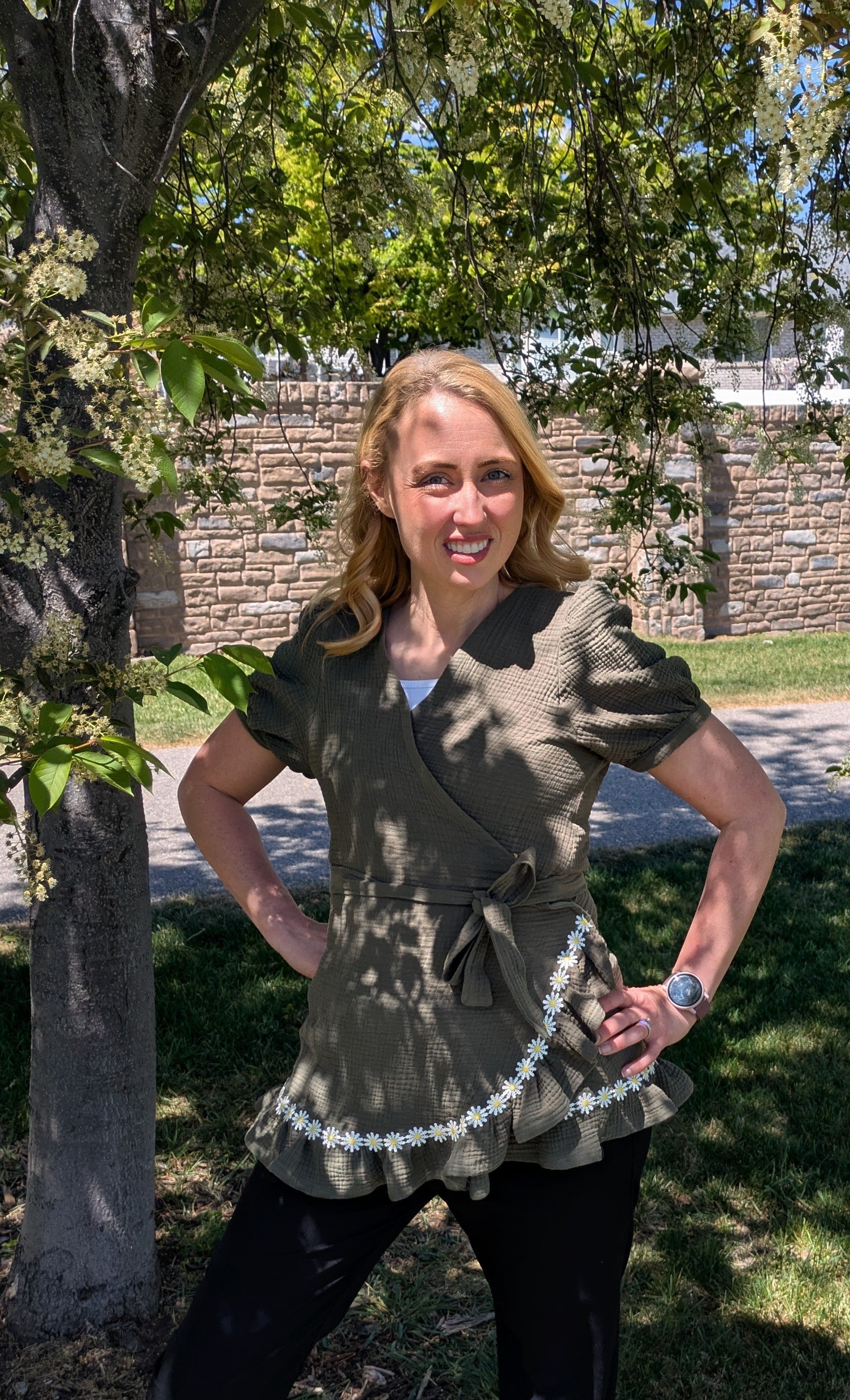 Leonie Woven Wrap Top and Dress Pattern