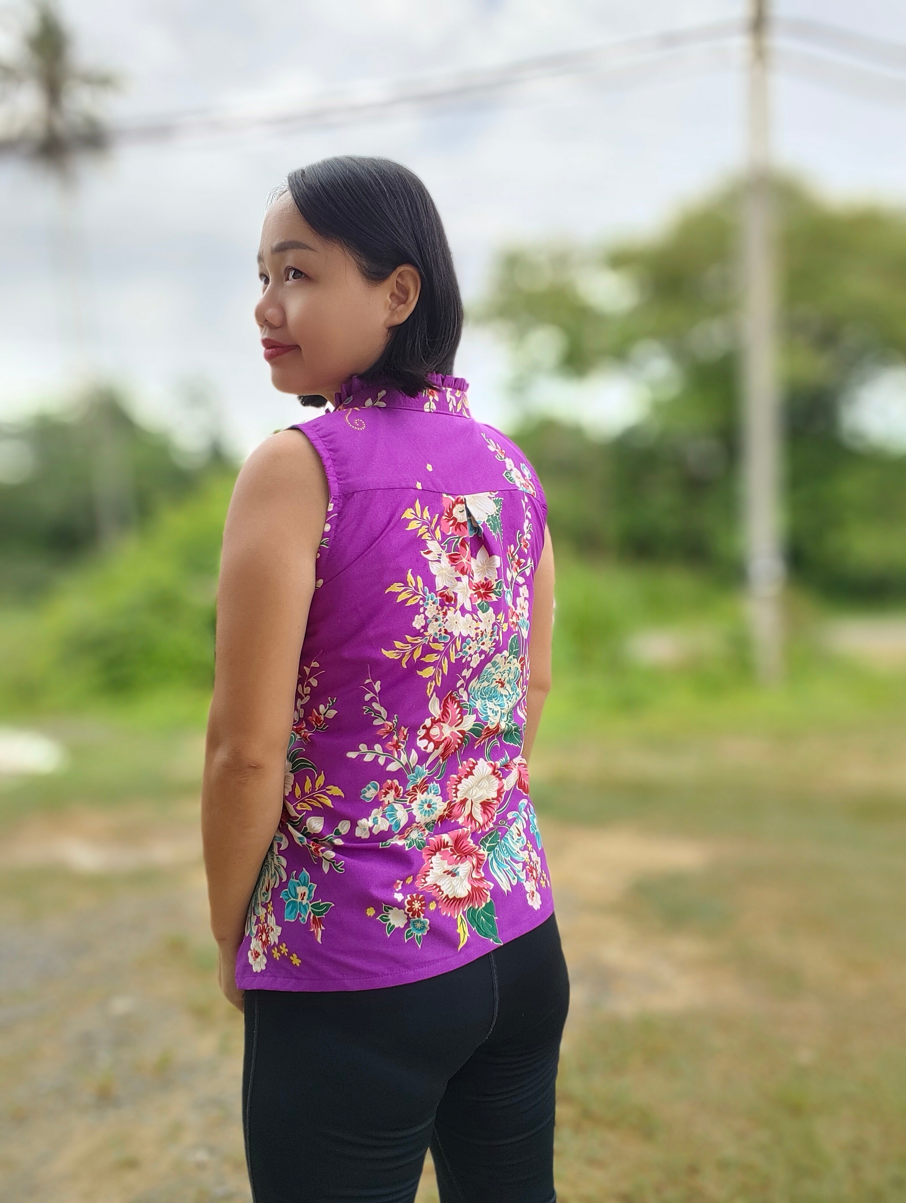 Beverly Button Down Blouse Sewing Pattern