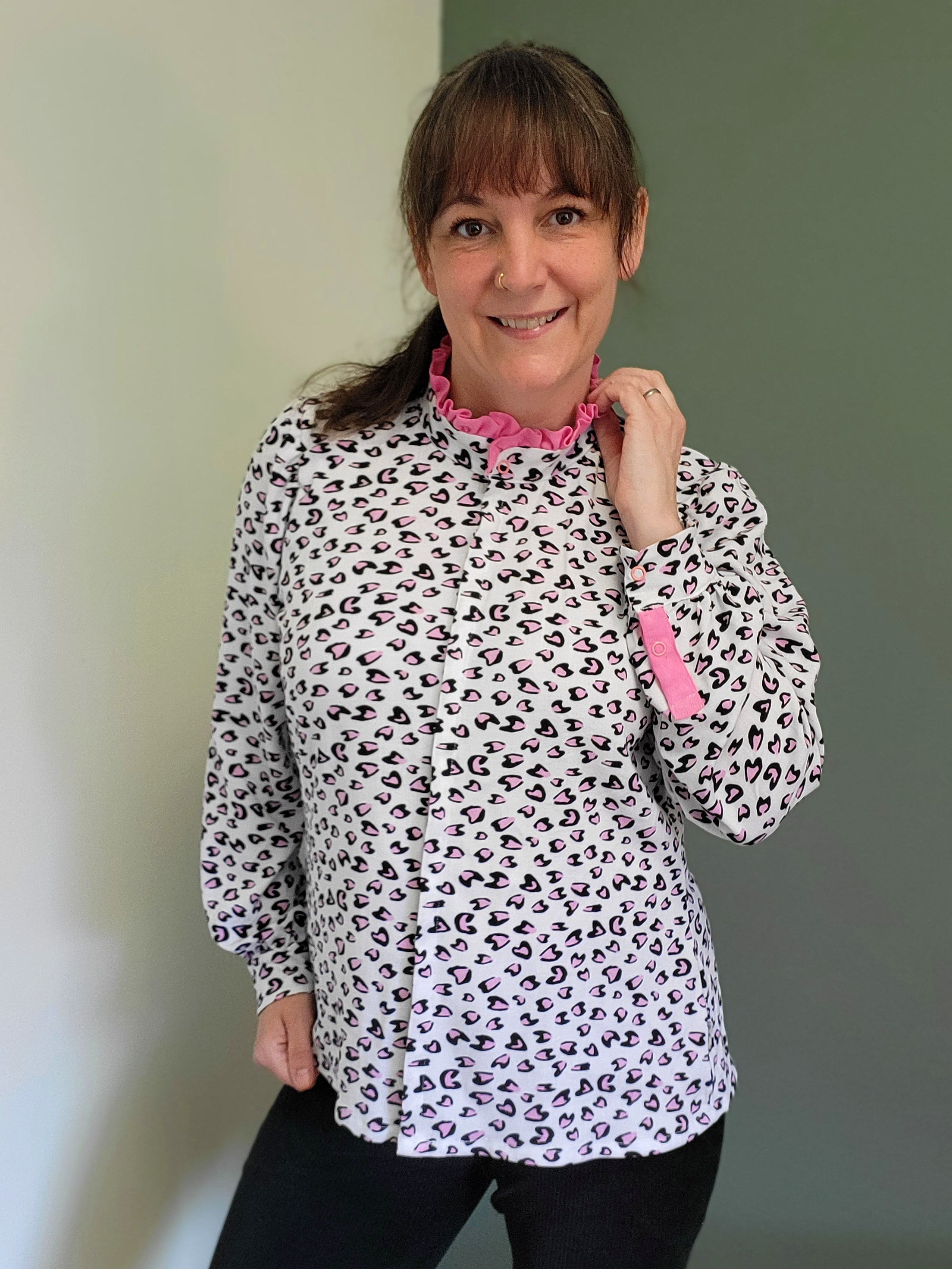 Beverly Button Down Blouse Sewing Pattern