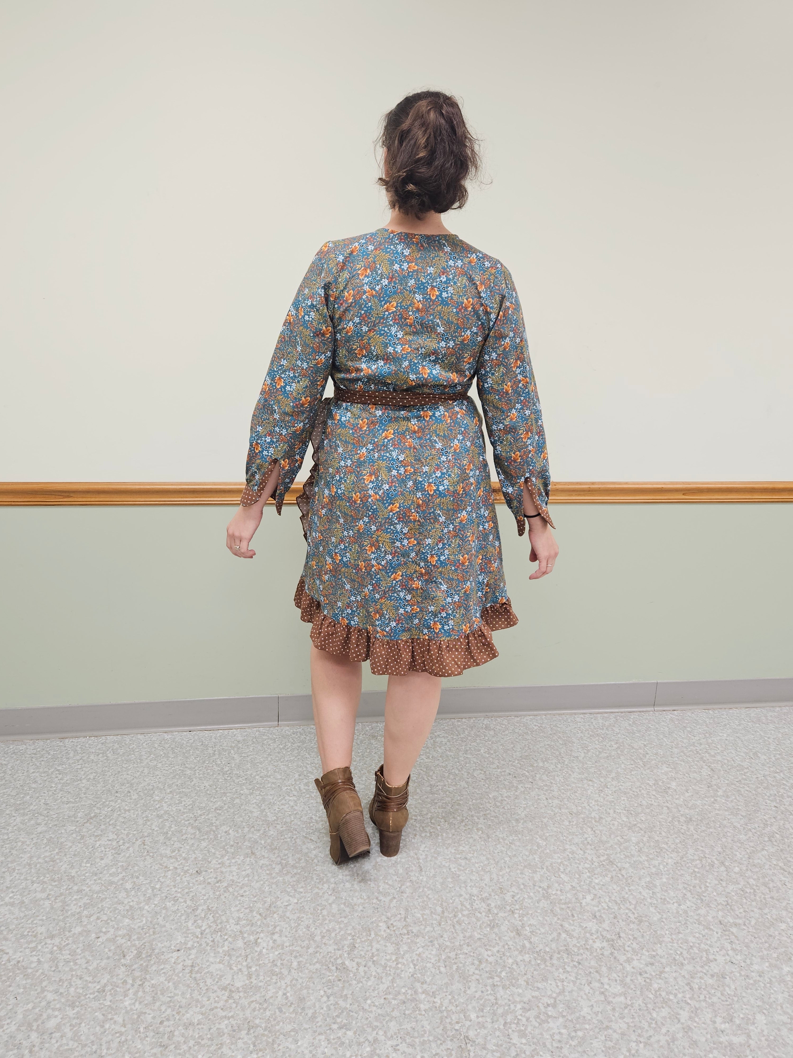 Leonie Woven Wrap Top and Dress Sewing Pattern