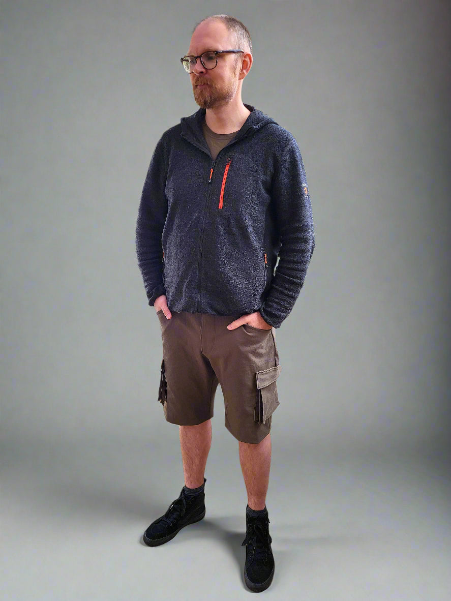 Mens Cargo Shorts PDF Sewing Pattern for beginners - Woven Pants Sewing Pattern - Dress Pants Sewing Pattern