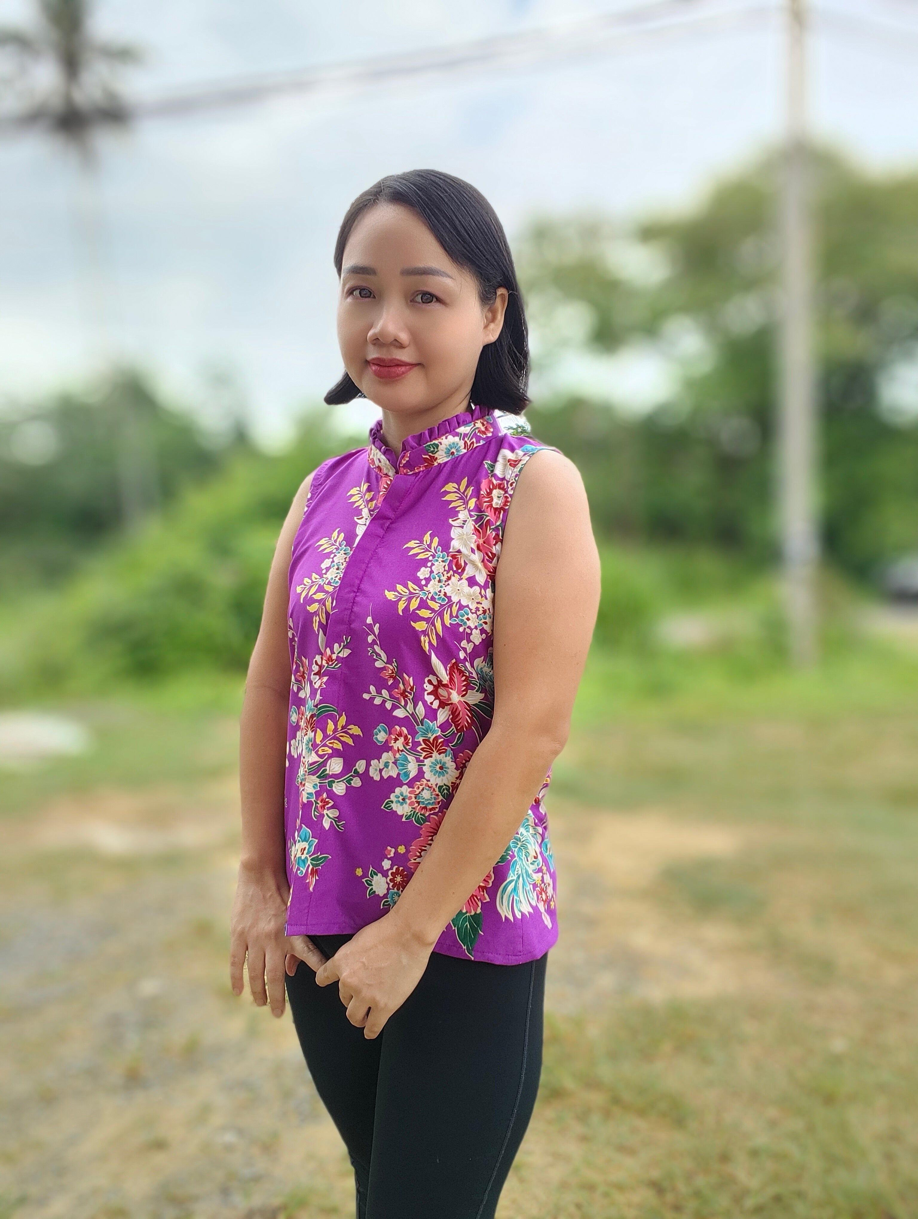 Beverly Button Down Blouse Sewing Pattern