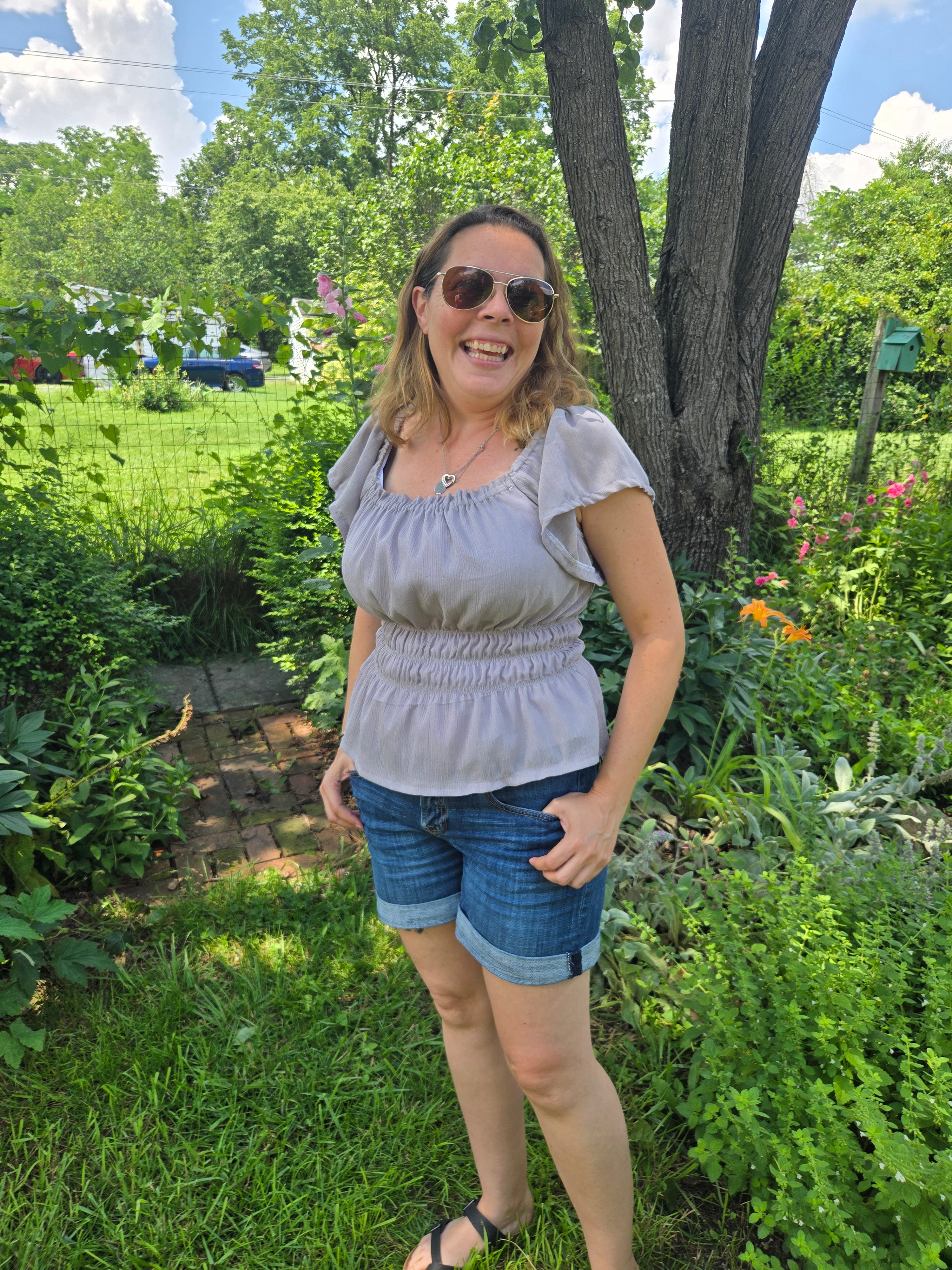 Shantelle Shirred Top and Dress Sewing Pattern