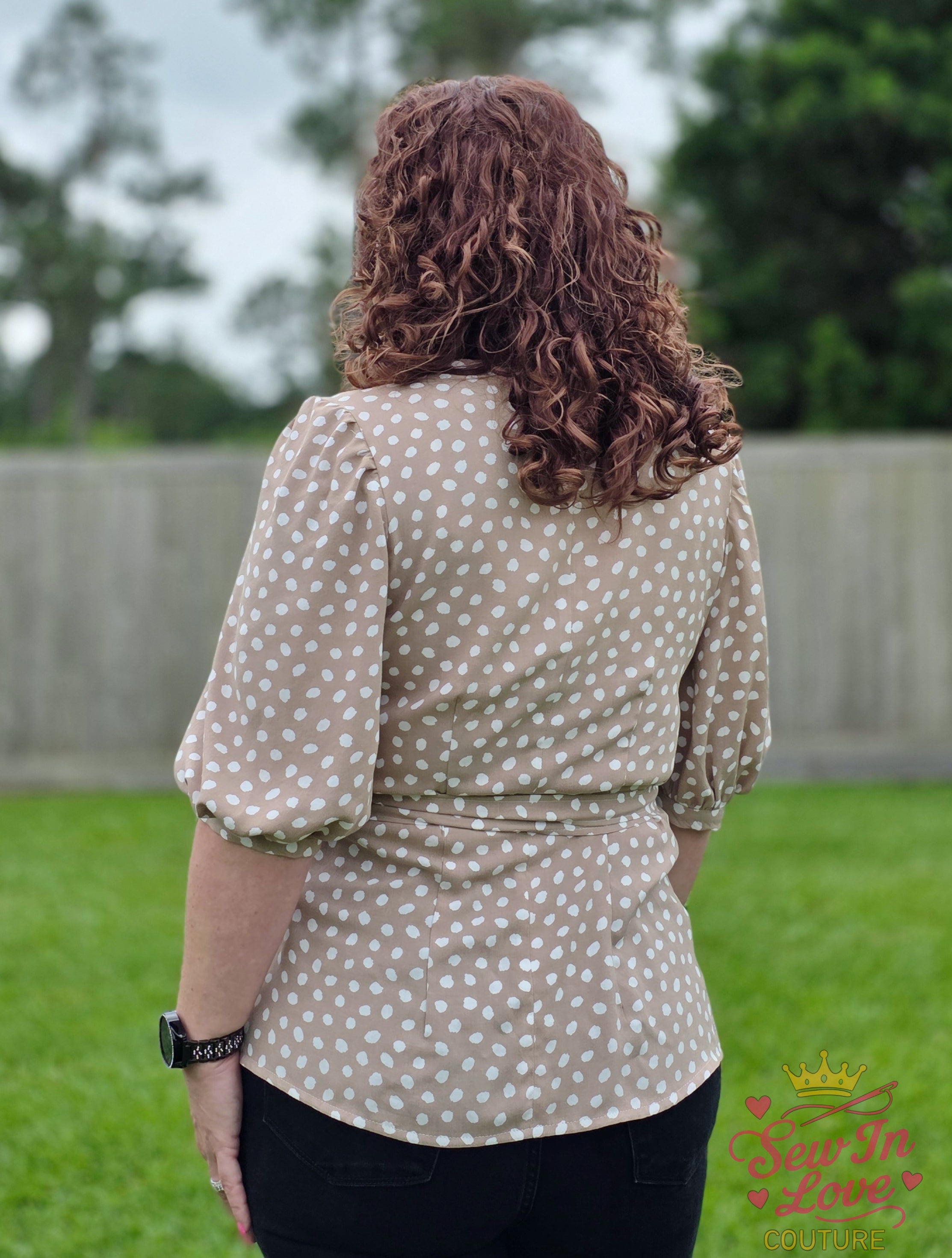 Leonie Woven Wrap Top and Dress Pattern