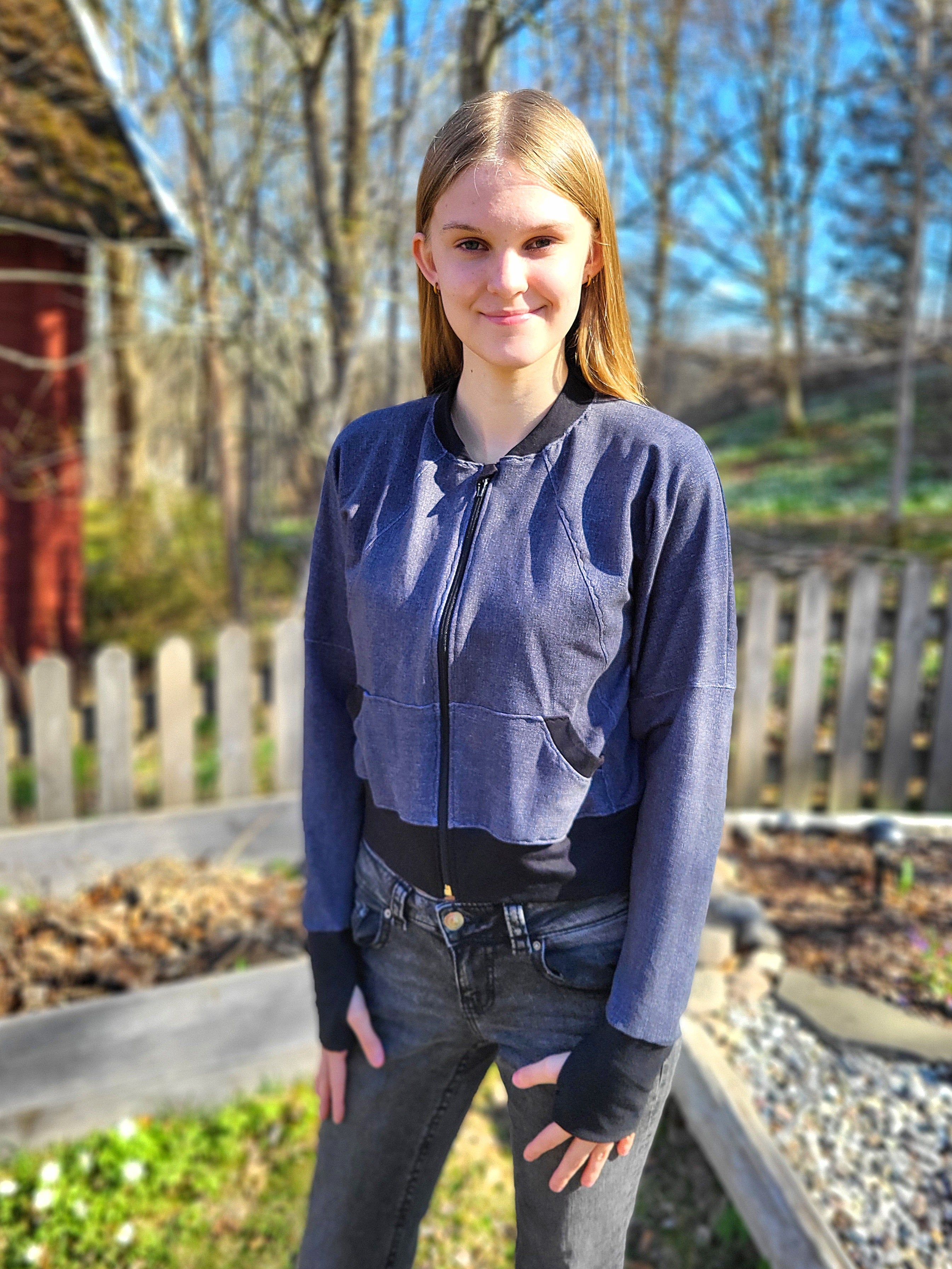 Eclipse Raglan Athletic Jacket Sewing Pattern