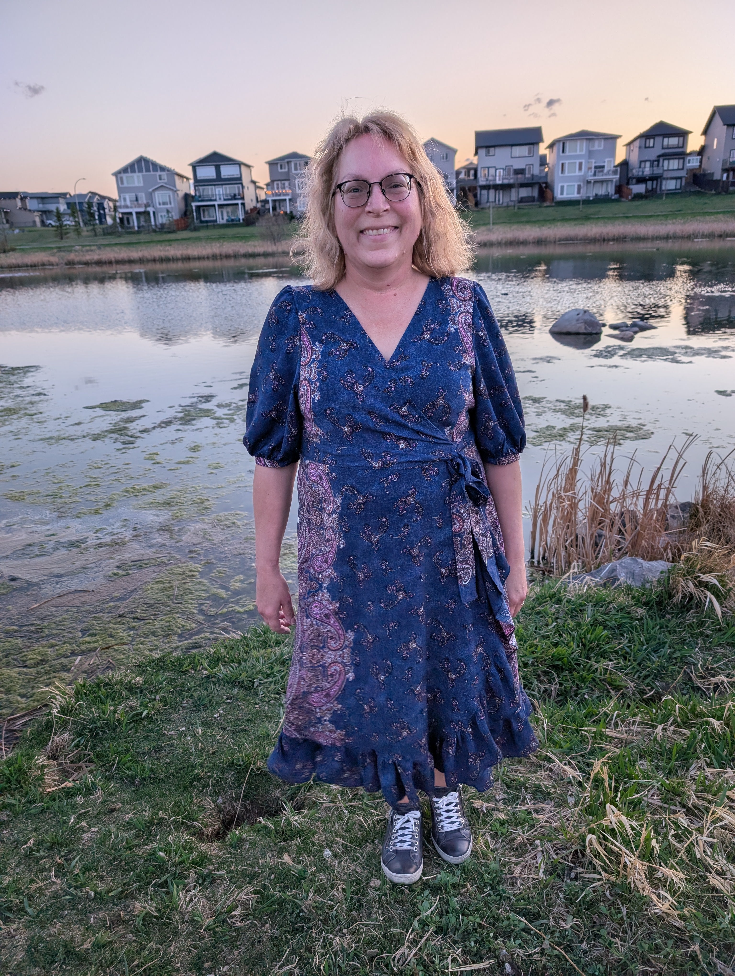 Leonie Woven Wrap Top and Dress Sewing Pattern