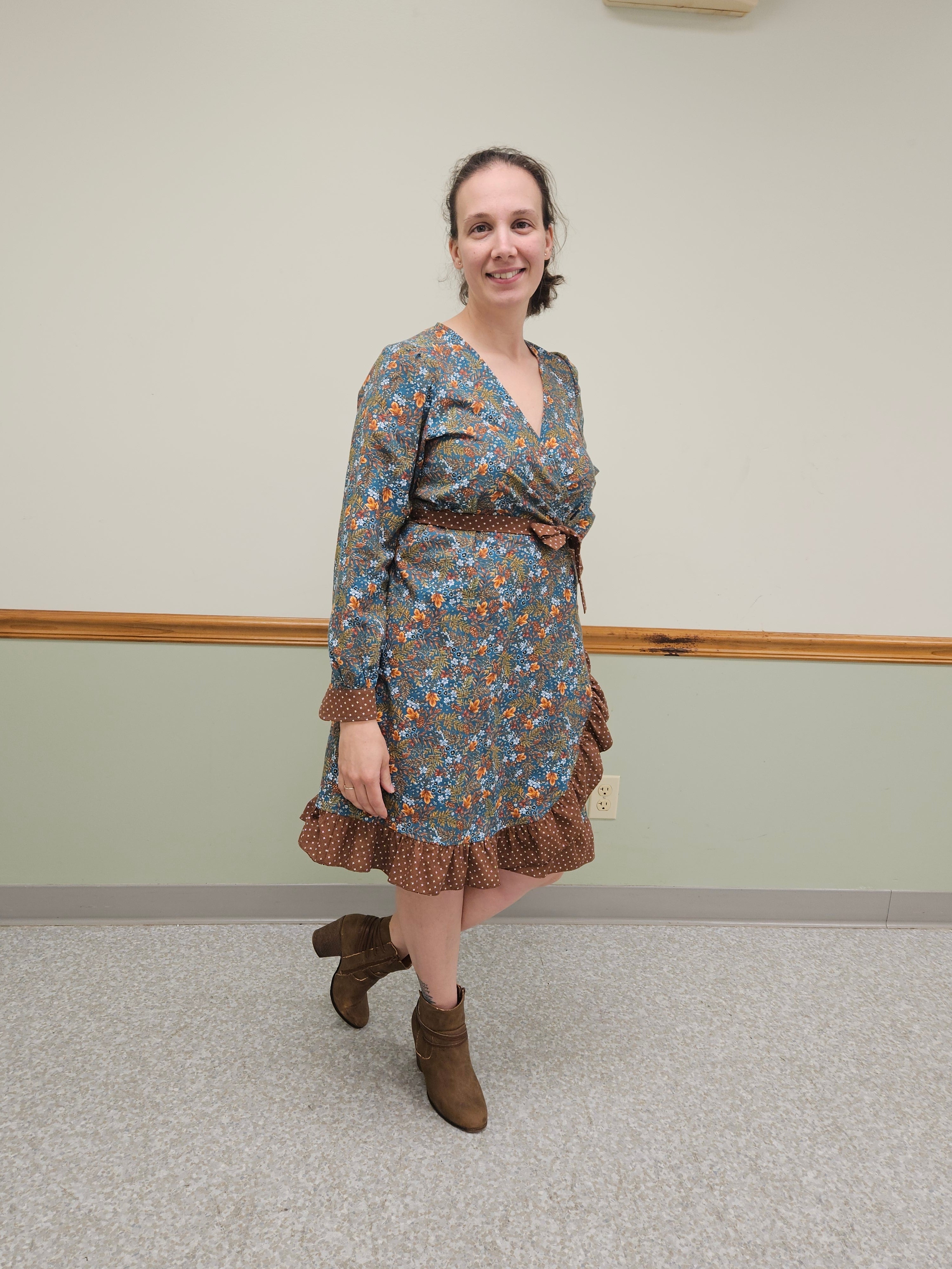 Leonie Woven Wrap Top and Dress Pattern